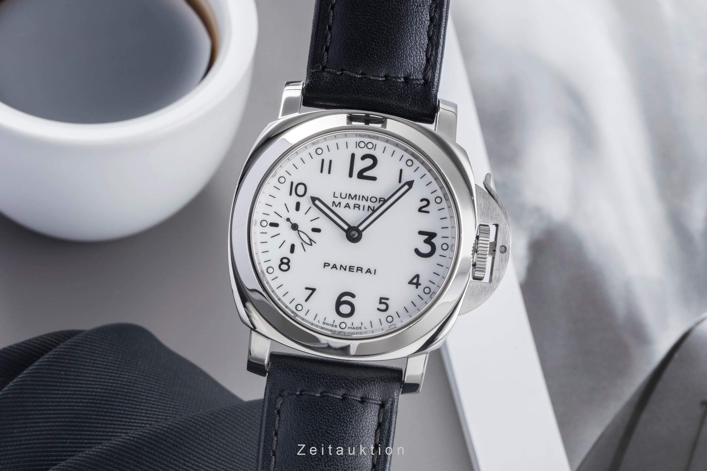 Panerai Luminor Marina steel manual winding men's watch PAM00113 LP: 6200EUR  [2500676] - Image 2