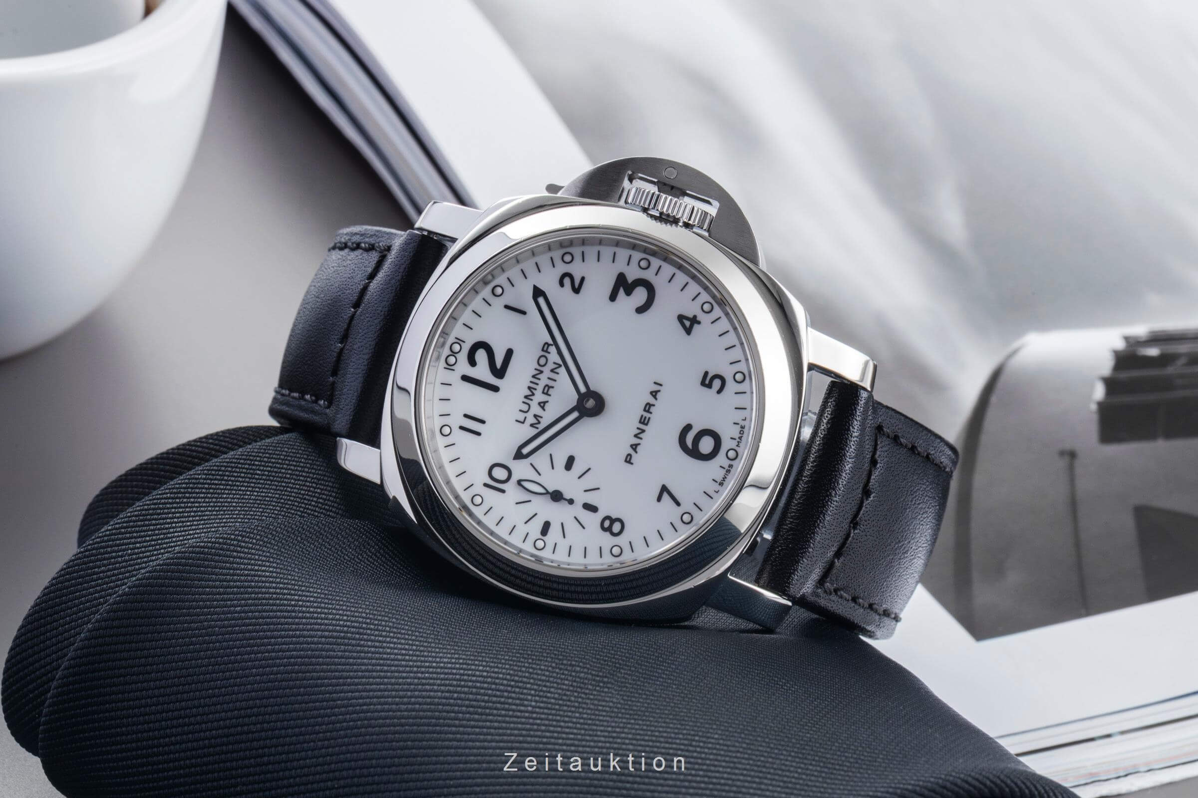Panerai Luminor Marina steel manual winding men's watch PAM00113 LP: 6200EUR  [2500676] - Image 3