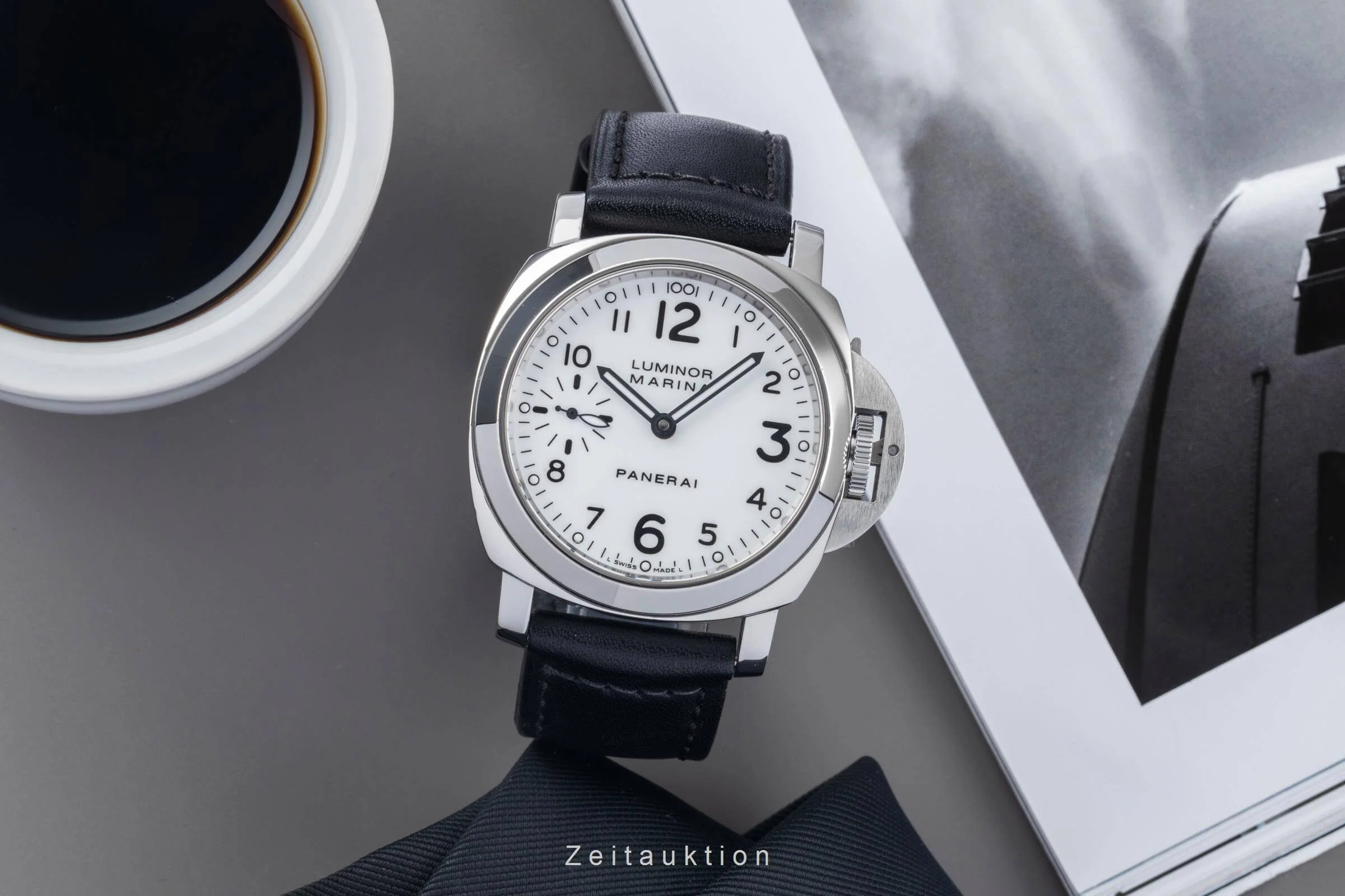 Panerai Luminor Marina steel manual winding men's watch PAM00113 LP: 6200EUR  [2500676] - Image 4
