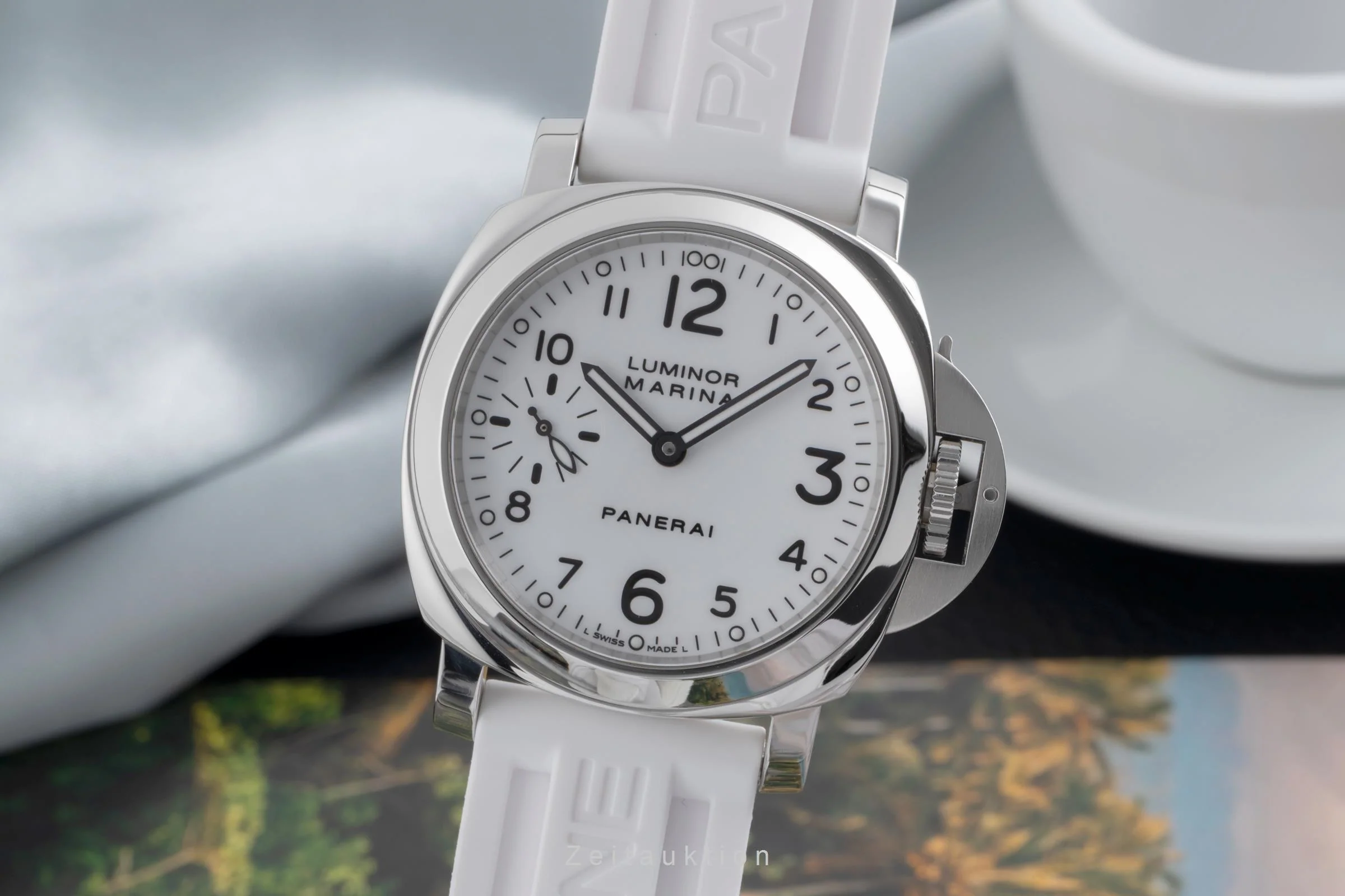 Panerai Luminor Marina steel manual winding men's watch PAM00113  [2502522] - Image 2