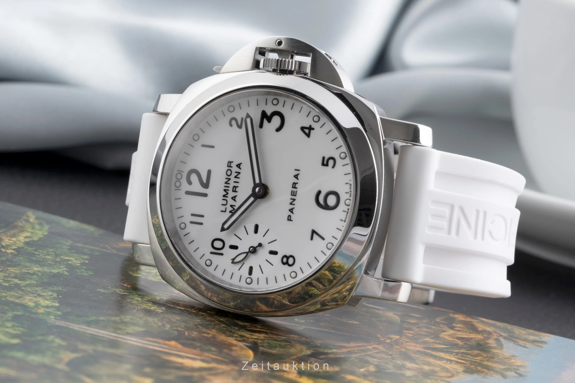 Panerai Luminor Marina steel manual winding men's watch PAM00113  [2502522] - Image 3