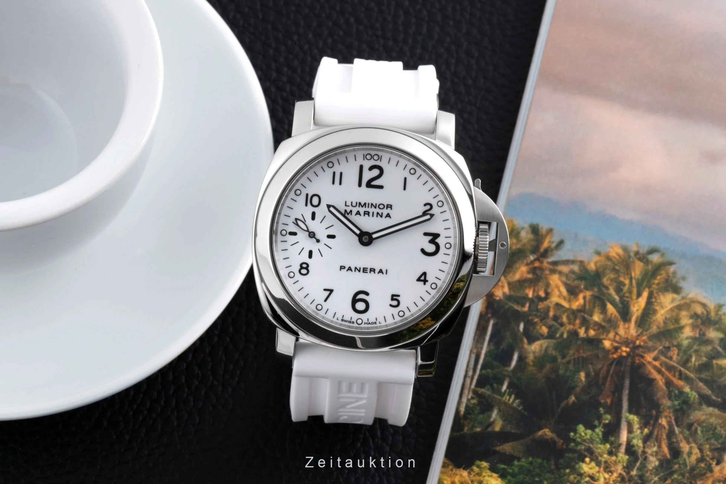 Panerai Luminor Marina steel manual winding men's watch PAM00113  [2502522] - Image 4