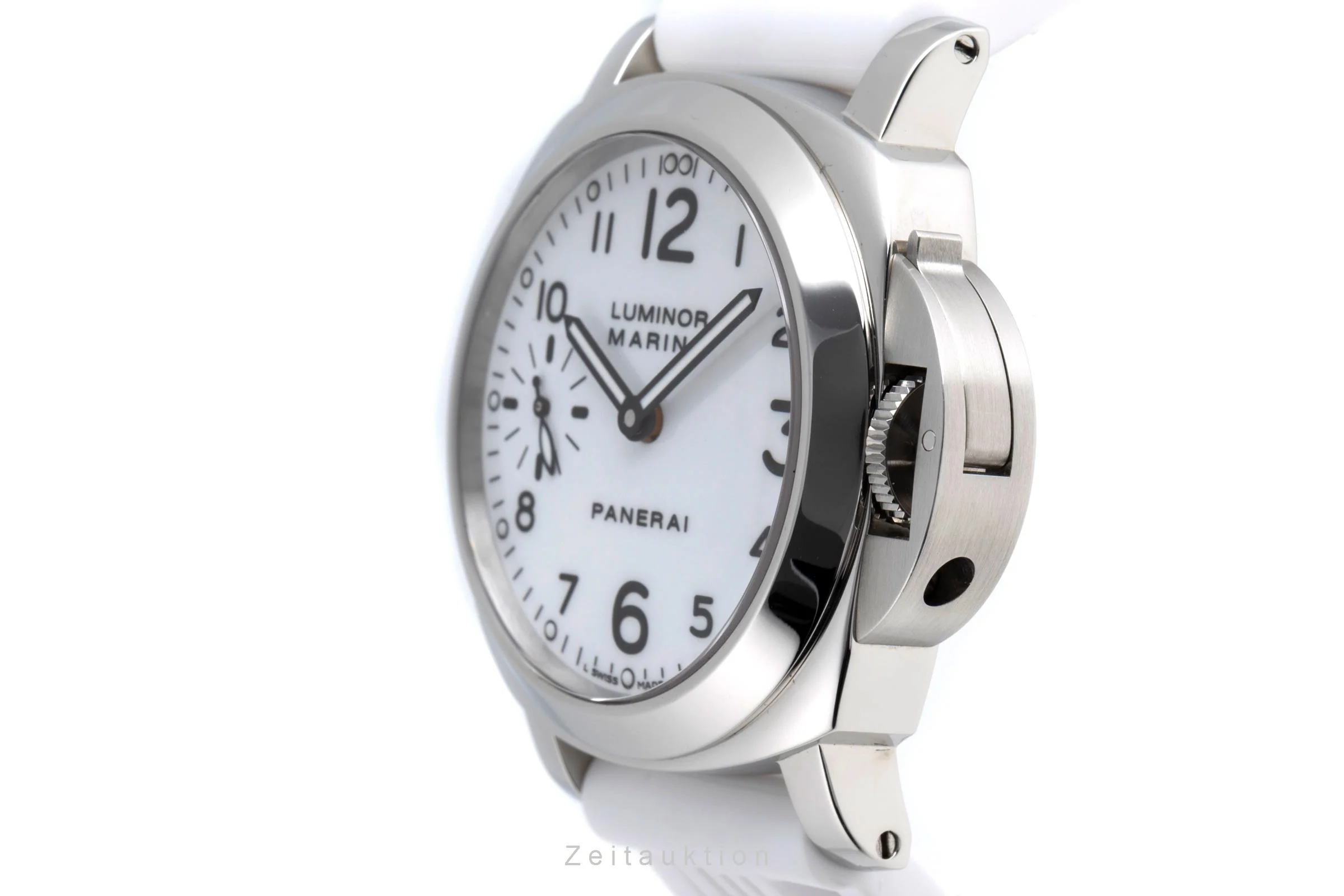 Panerai Luminor Marina steel manual winding men's watch PAM00113  [2502522] - Image 7