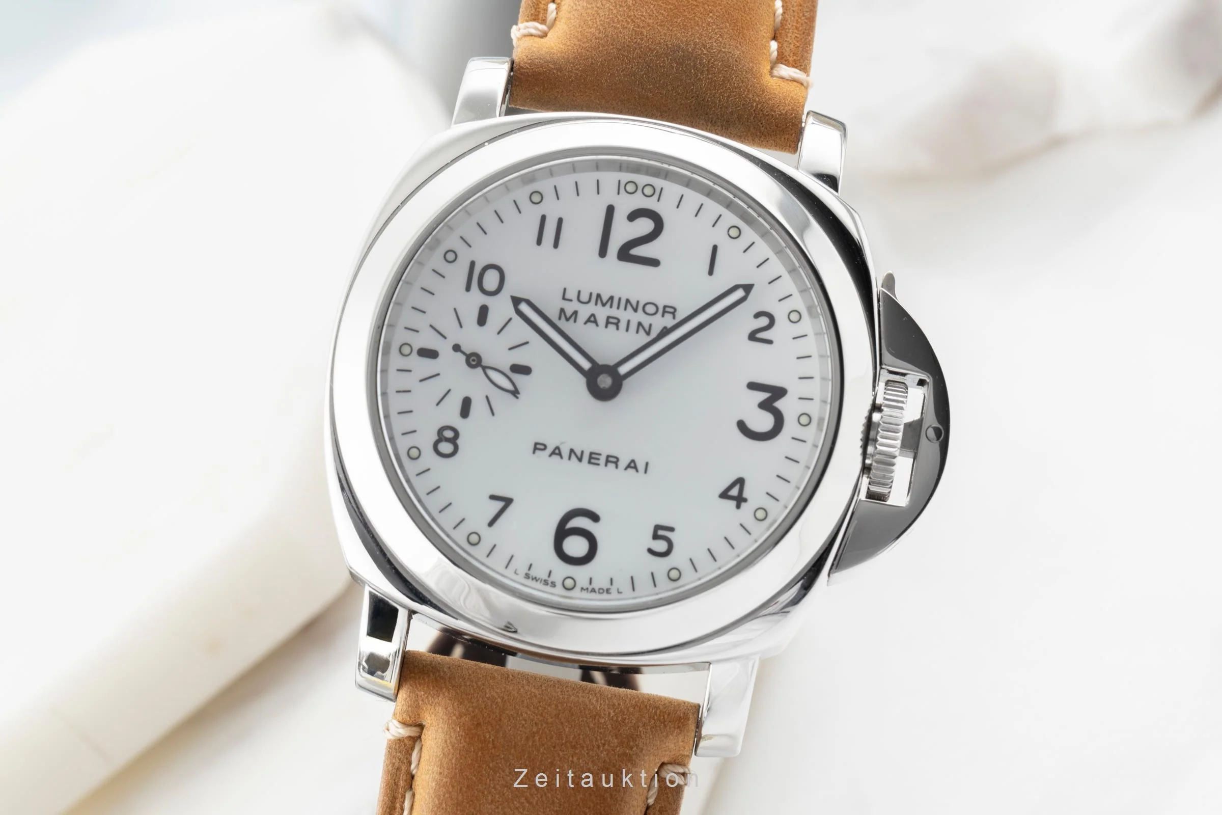 Panerai Luminor Marina steel manual winding men's watch PAM00113 LP: 6200EUR  [2504604] - Image 2