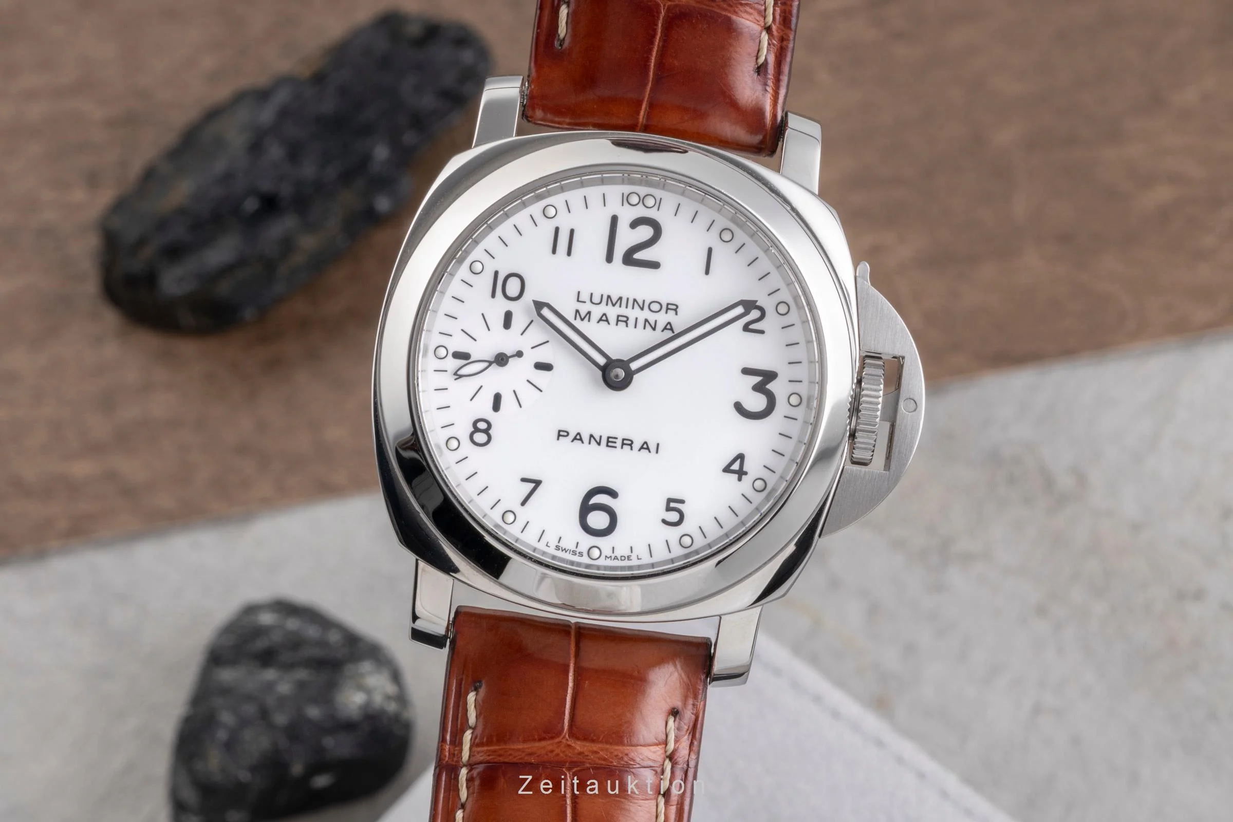 Panerai Luminor Marina steel manual winding men's watch PAM00113 LP: 6200EUR  [2504742] - Image 2
