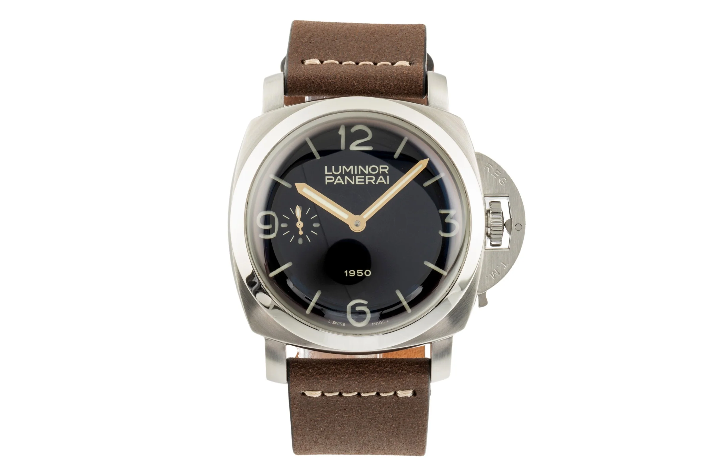 Panerai Luminor Marina steel manual winding men's watch PAM00127  [2401835] - Image 4