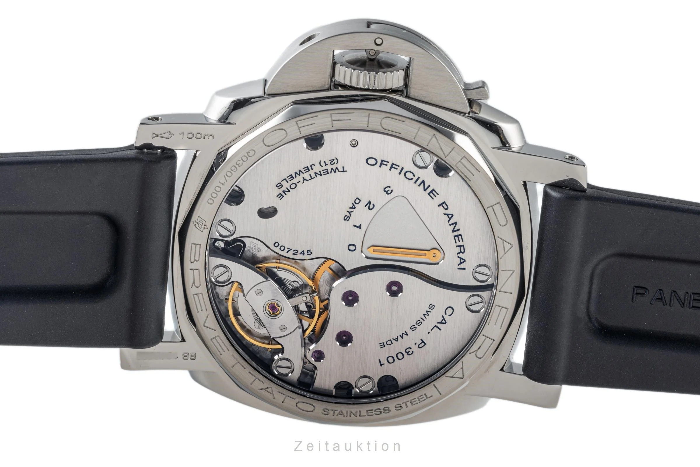 Panerai Luminor Marina steel manual winding men's watch PAM00422  [2305046] - Image 11