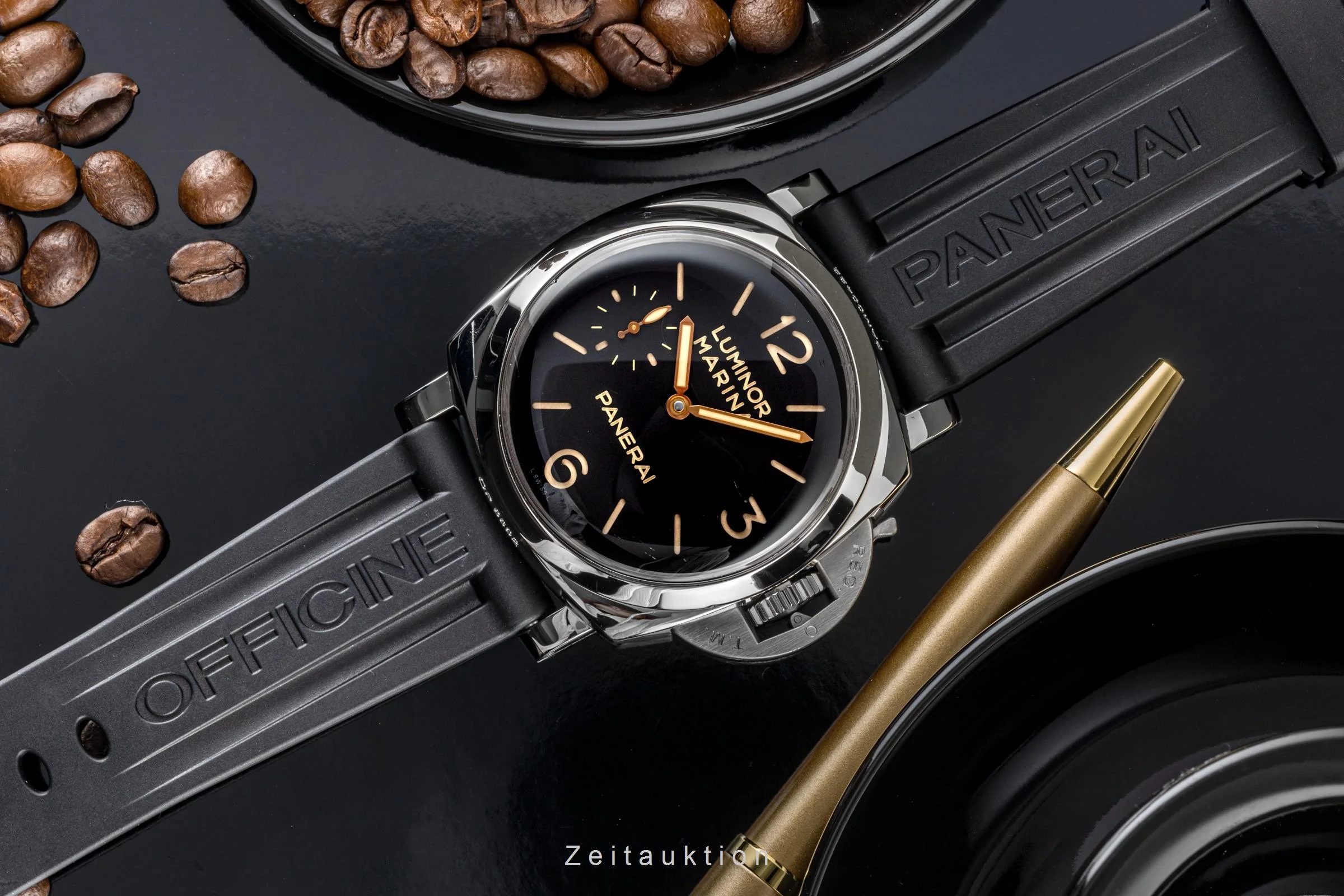 Panerai Luminor Marina steel manual winding men's watch PAM00422  [2305046] - Image 3
