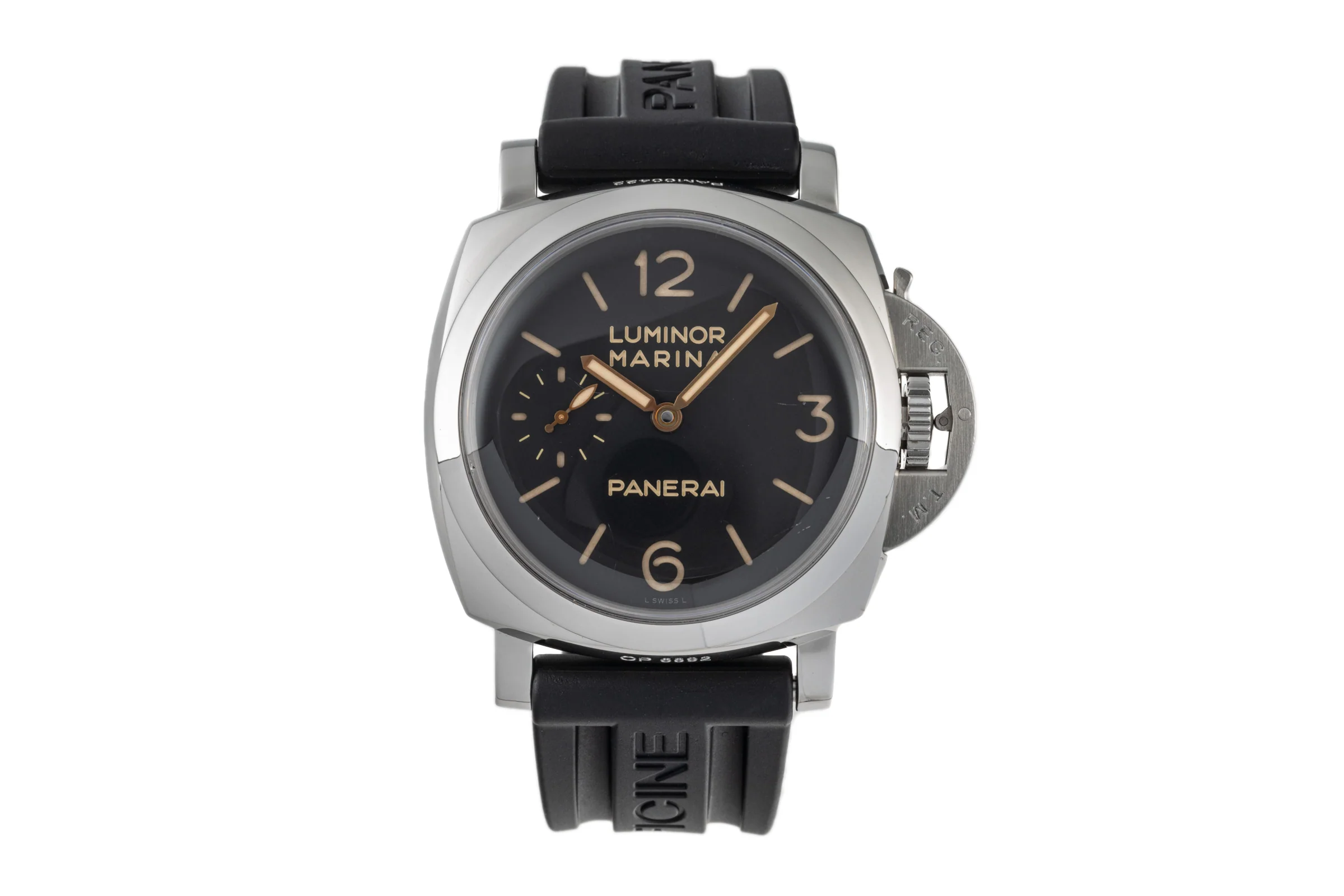 Panerai Luminor Marina steel manual winding men's watch PAM00422  [2305046] - Image 4