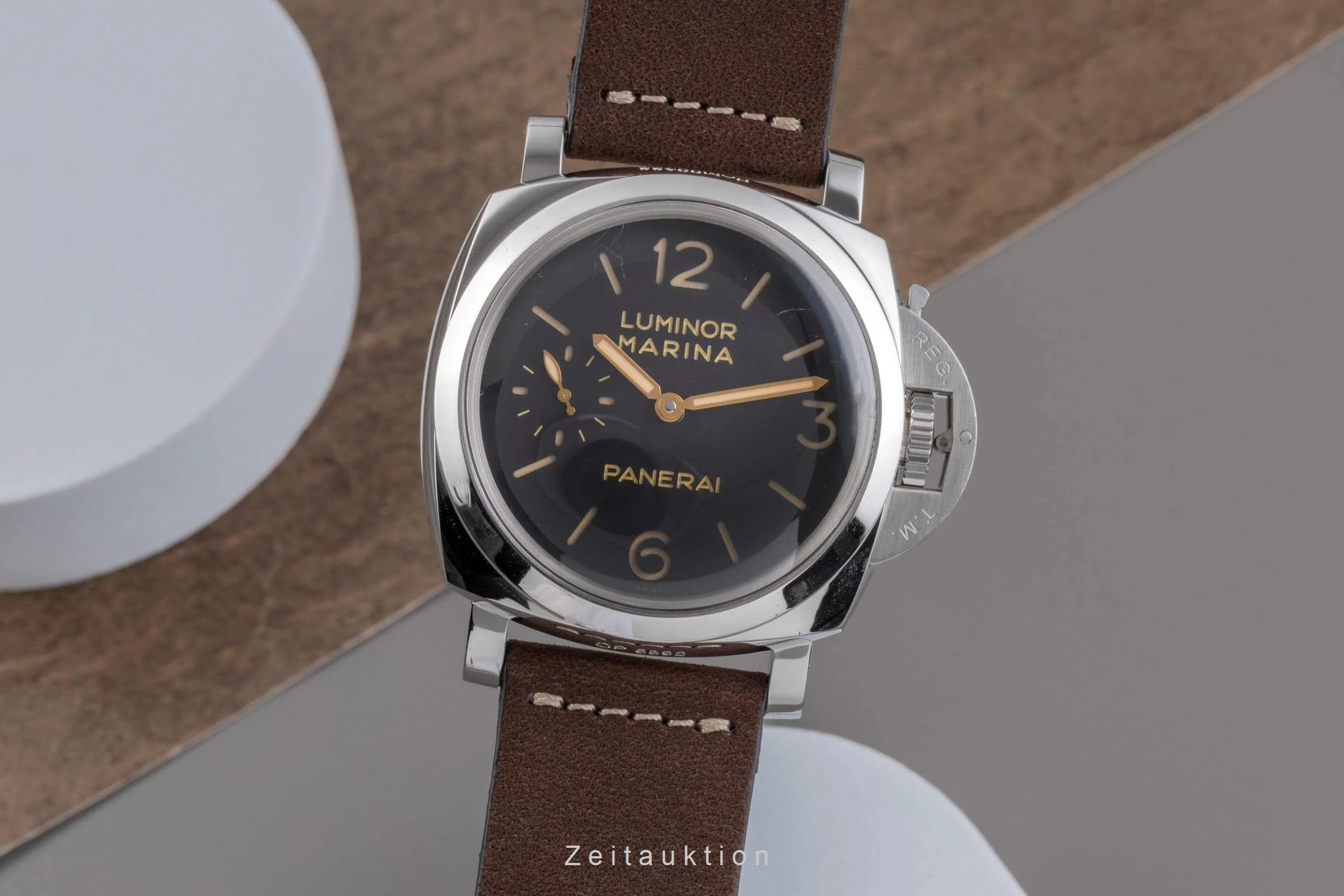 Panerai Luminor Marina steel manual winding men's watch PAM00422 LP: 11500EUR  [2502032] - Image 2