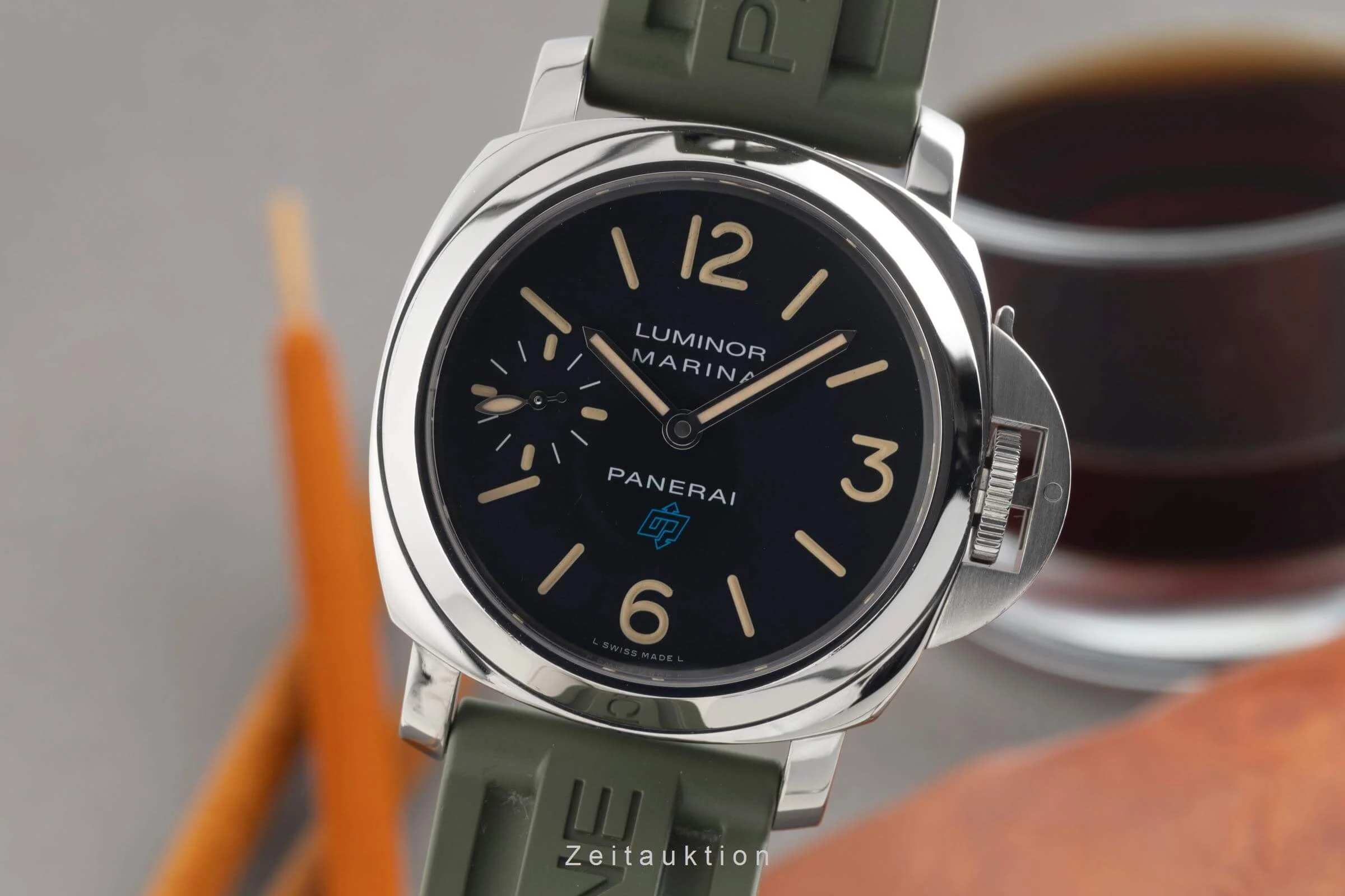 Panerai Luminor Marina steel manual winding men's watch PAM00631 LP: 6200EUR  [2501391] - Image 2