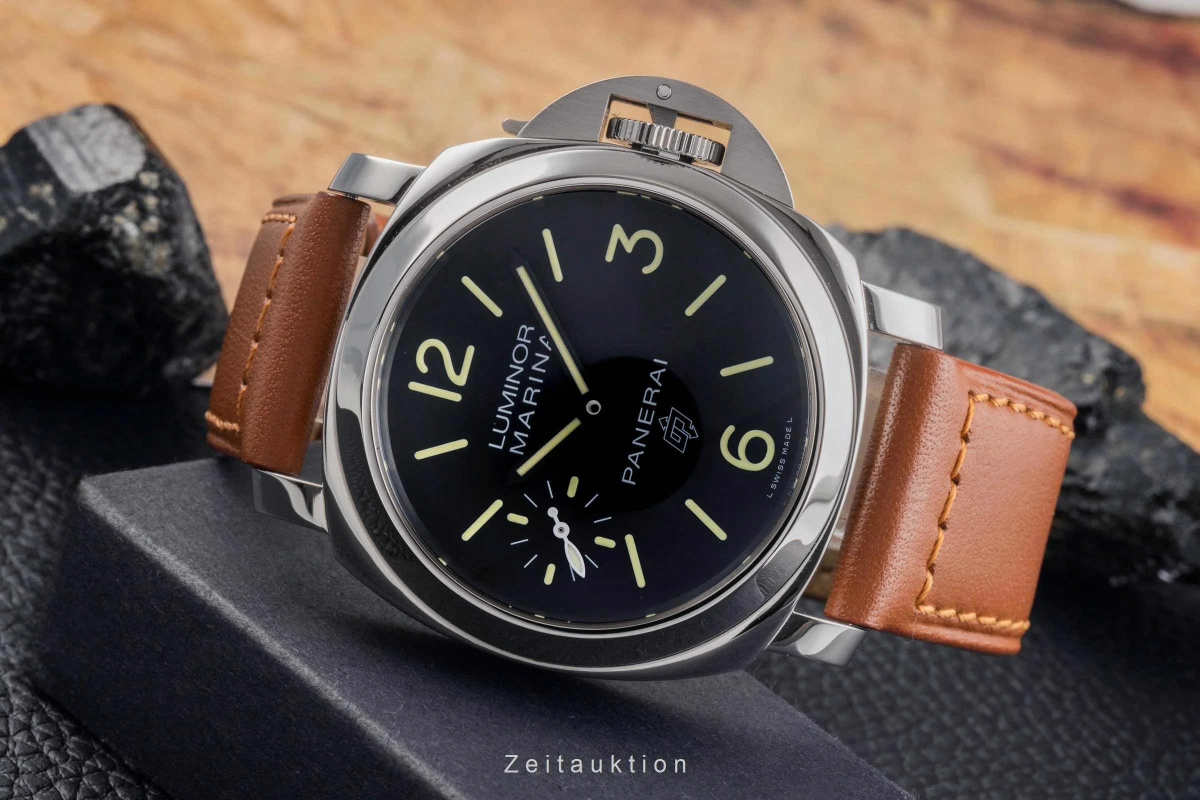 Panerai Luminor Marina steel manual winding men's watch PAM00776  [2504324] - Image 3