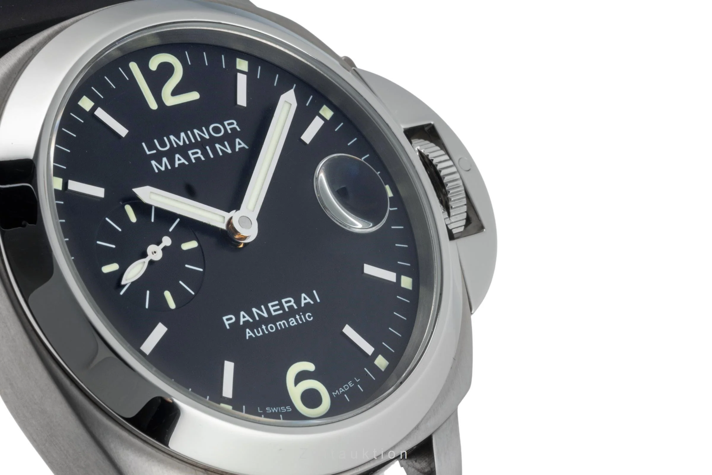 Panerai Luminor Marina steel / titanium automatic men's watch PAM00165  [2401621] - Image 11