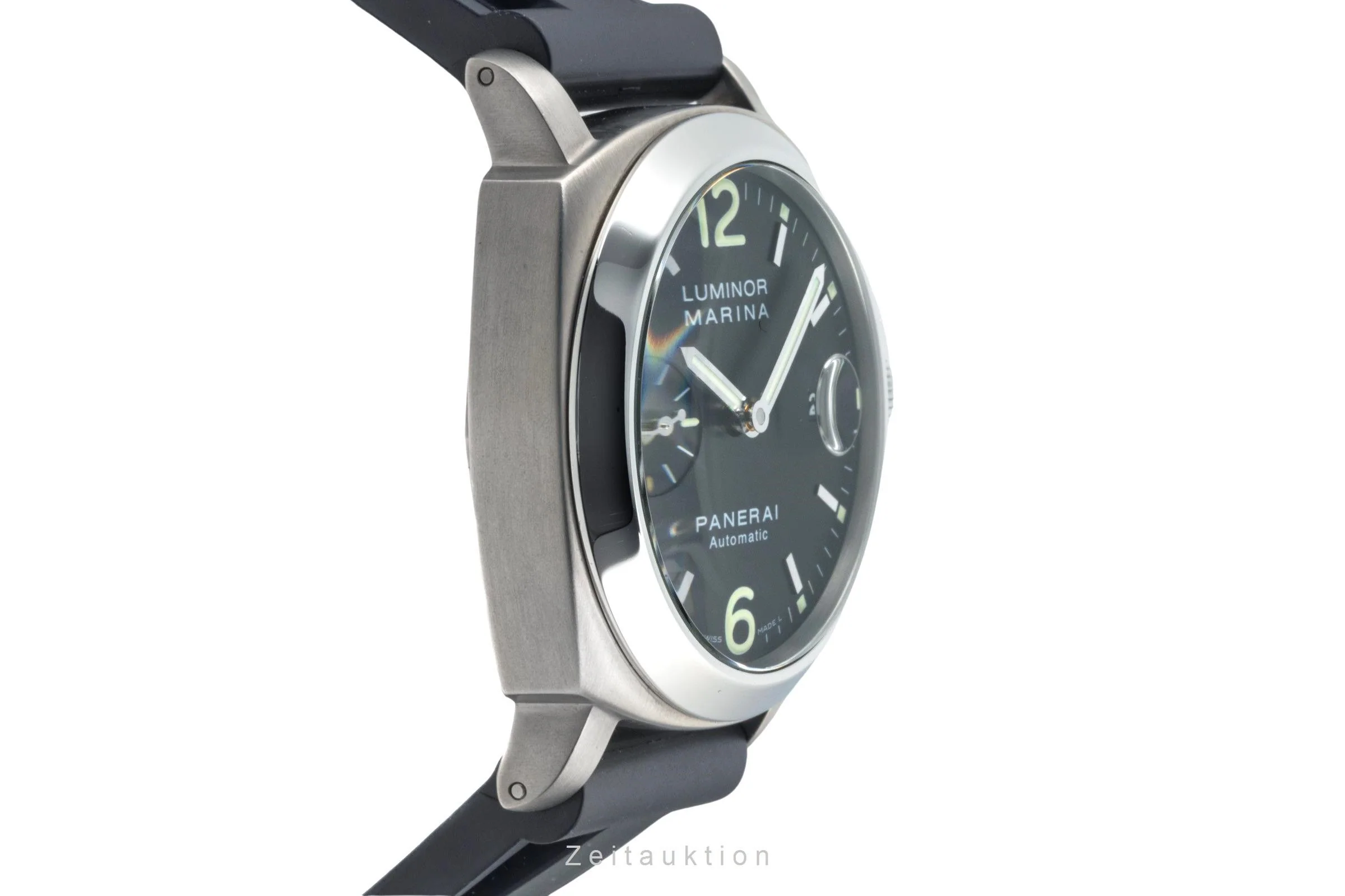 Panerai Luminor Marina steel / titanium automatic men's watch PAM00165  [2401621] - Image 7