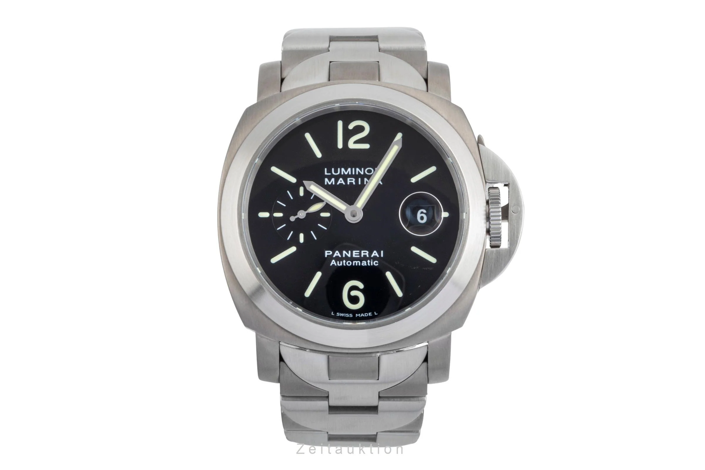 Panerai Luminor Marina steel / titanium automatic men's watch PAM00221  [2506455] - Image 5