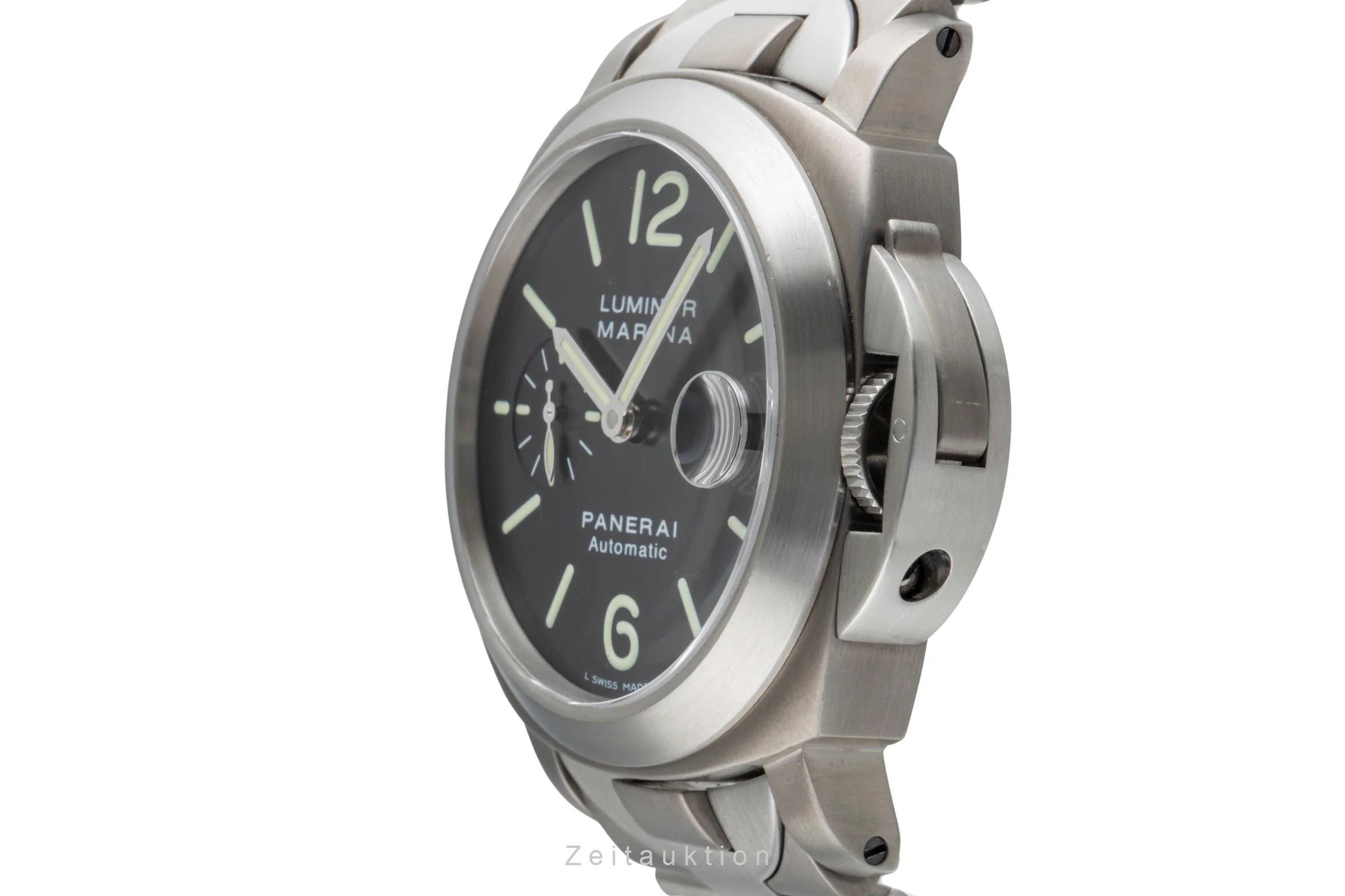 Panerai Luminor Marina steel / titanium automatic men's watch PAM00221  [2506455] - Image 7