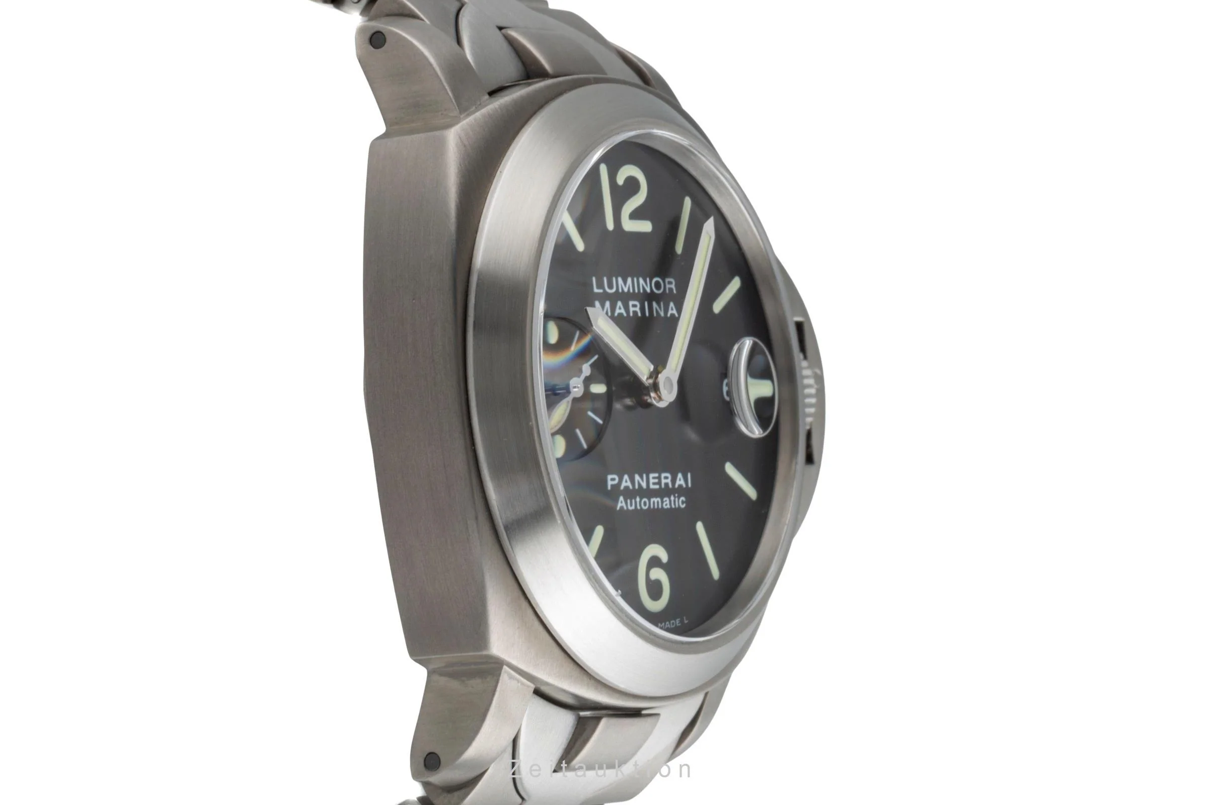 Panerai Luminor Marina steel / titanium automatic men's watch PAM00221  [2506455] - Image 8