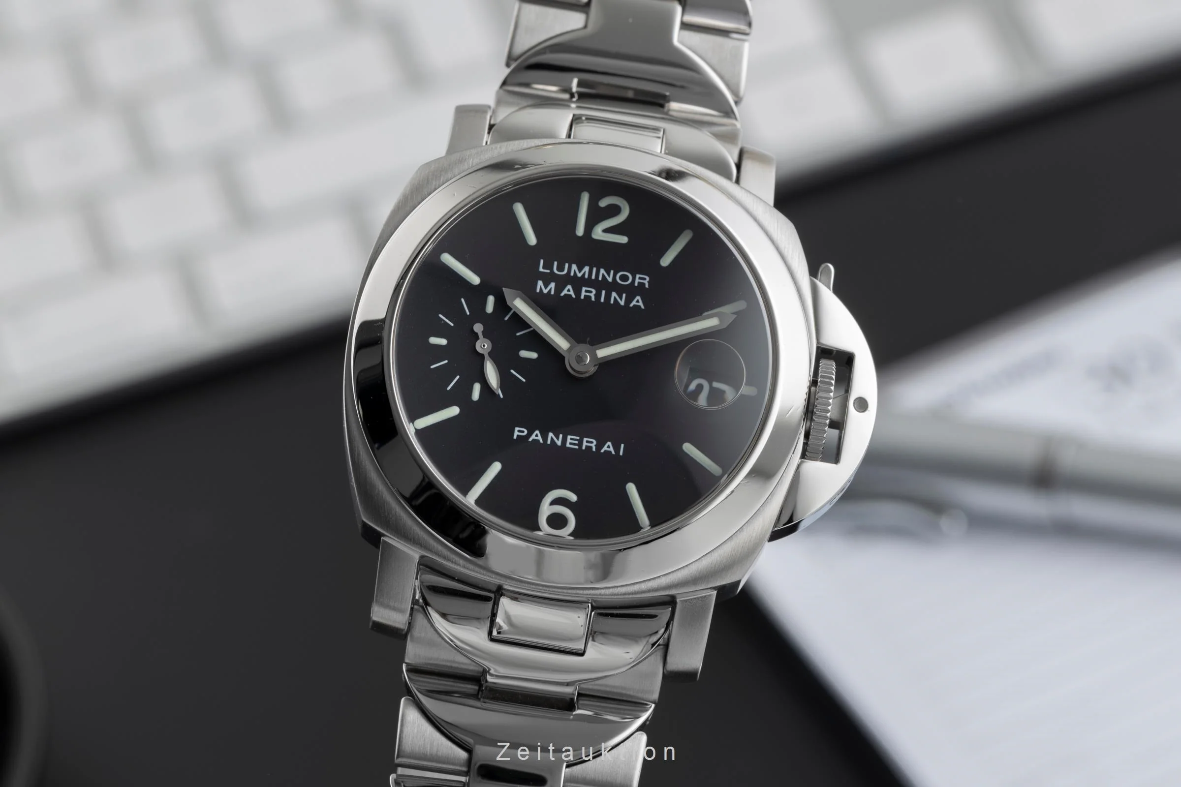Panerai Luminor  steel automatic men's watch PAM00050  [2503265] - Image 2