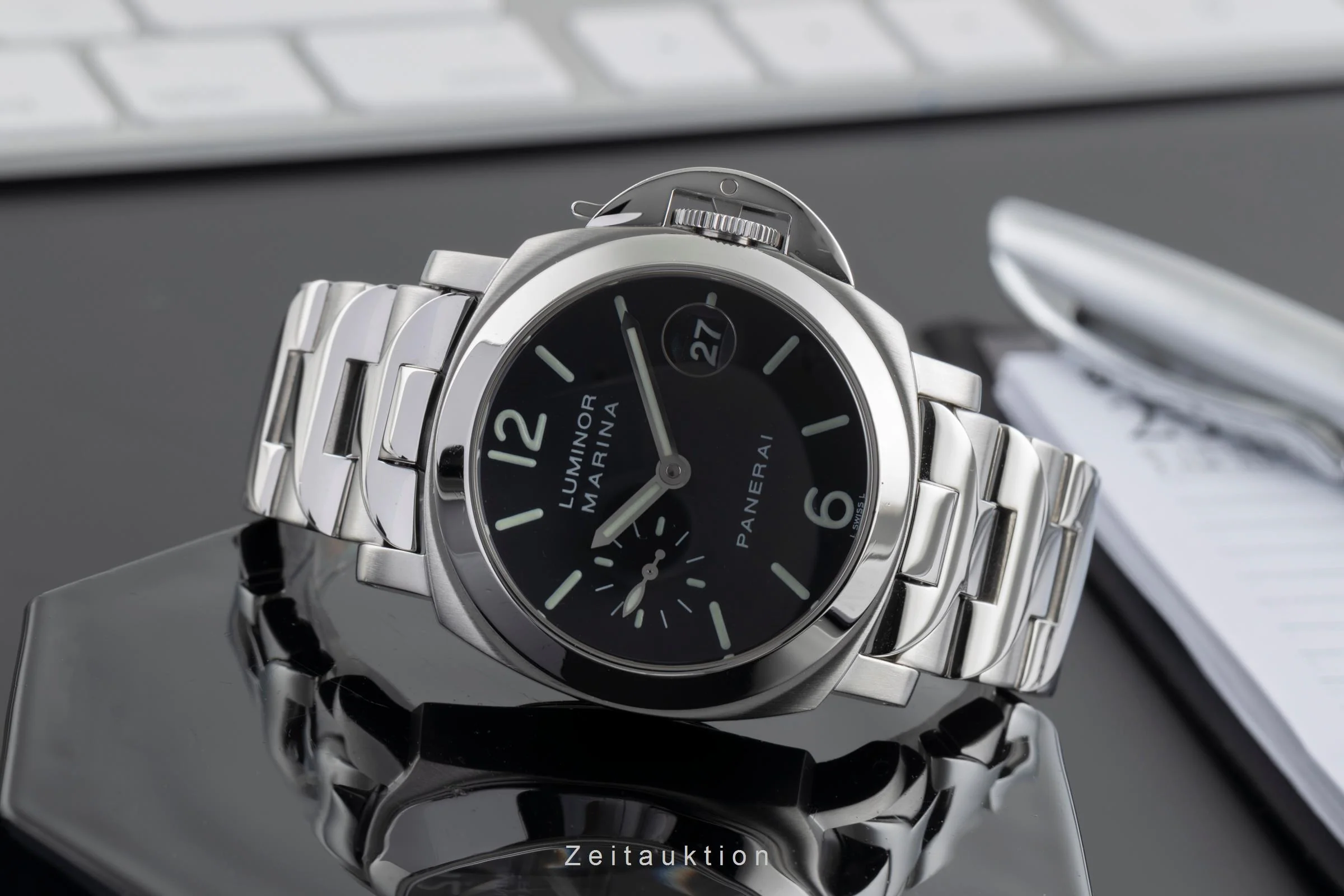 Panerai Luminor  steel automatic men's watch PAM00050  [2503265] - Image 3