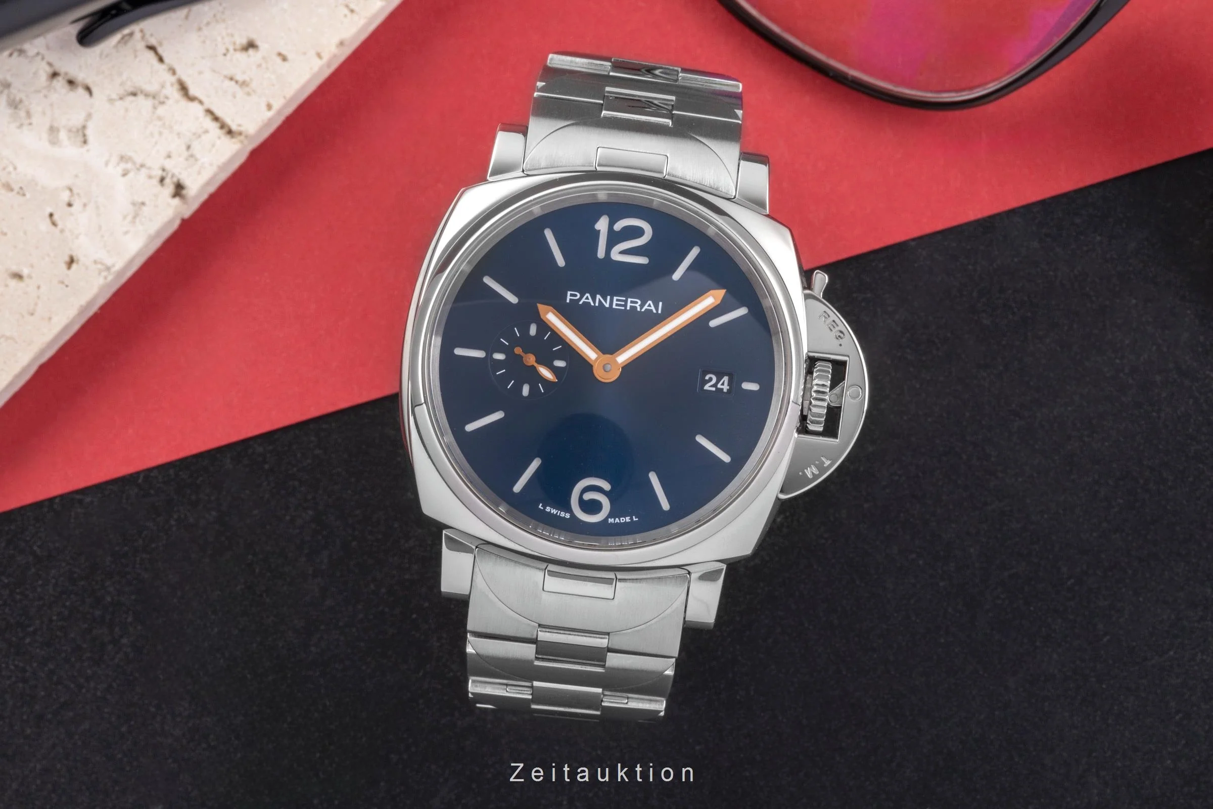 Panerai Luminor  steel automatic men's watch PAM01124 LP: 8200EUR  [2504592] - Image 4