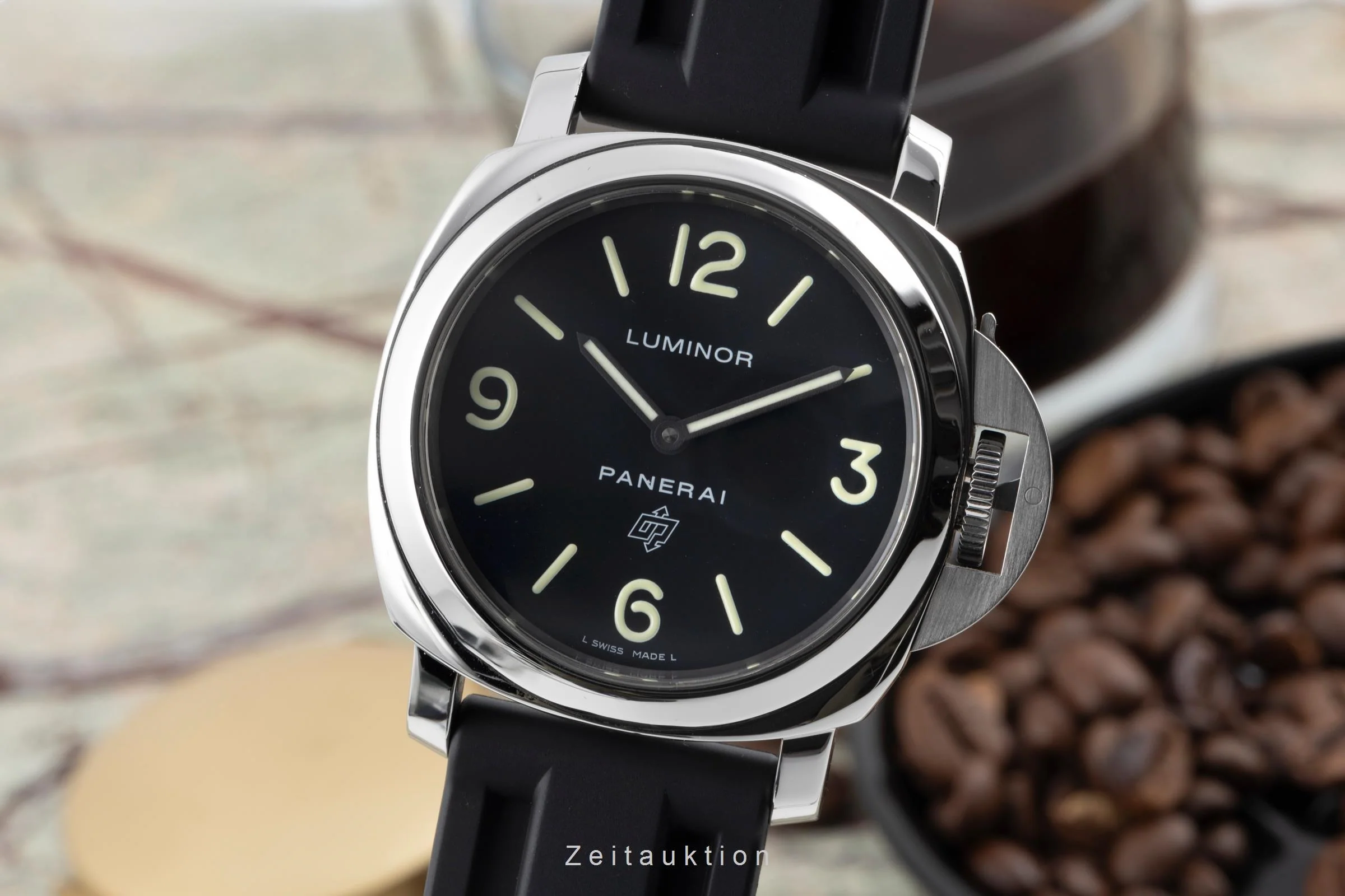 Panerai Luminor  steel manual winding men's watch PAM01000 LP: 5700EUR  [2506472] - Image 2