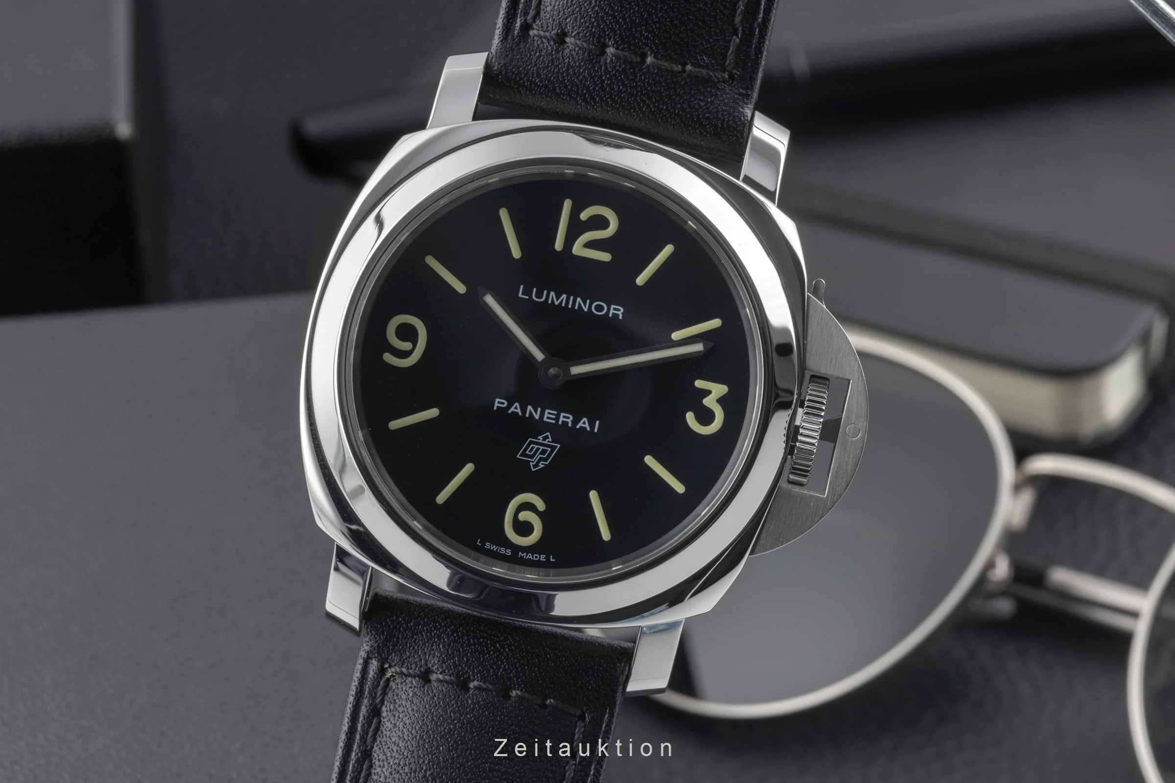 Panerai Luminor  steel manual winding men's watch PAM01000 LP: 5700EUR  [2507078] - Image 2