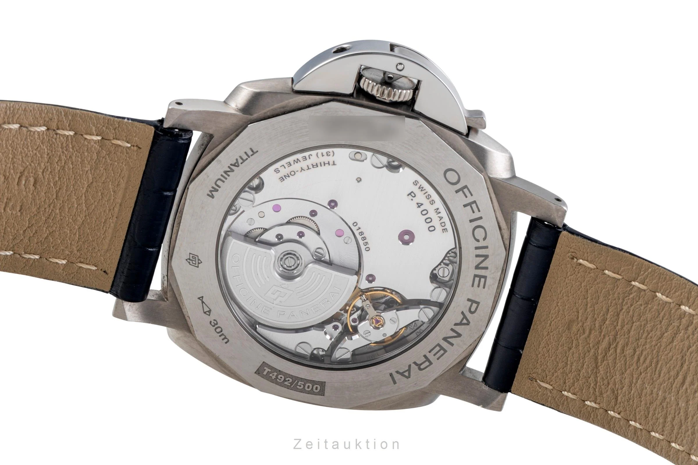 Panerai Luminor  titanium automatic men's watch PAM00729  [2506353] - Image 11