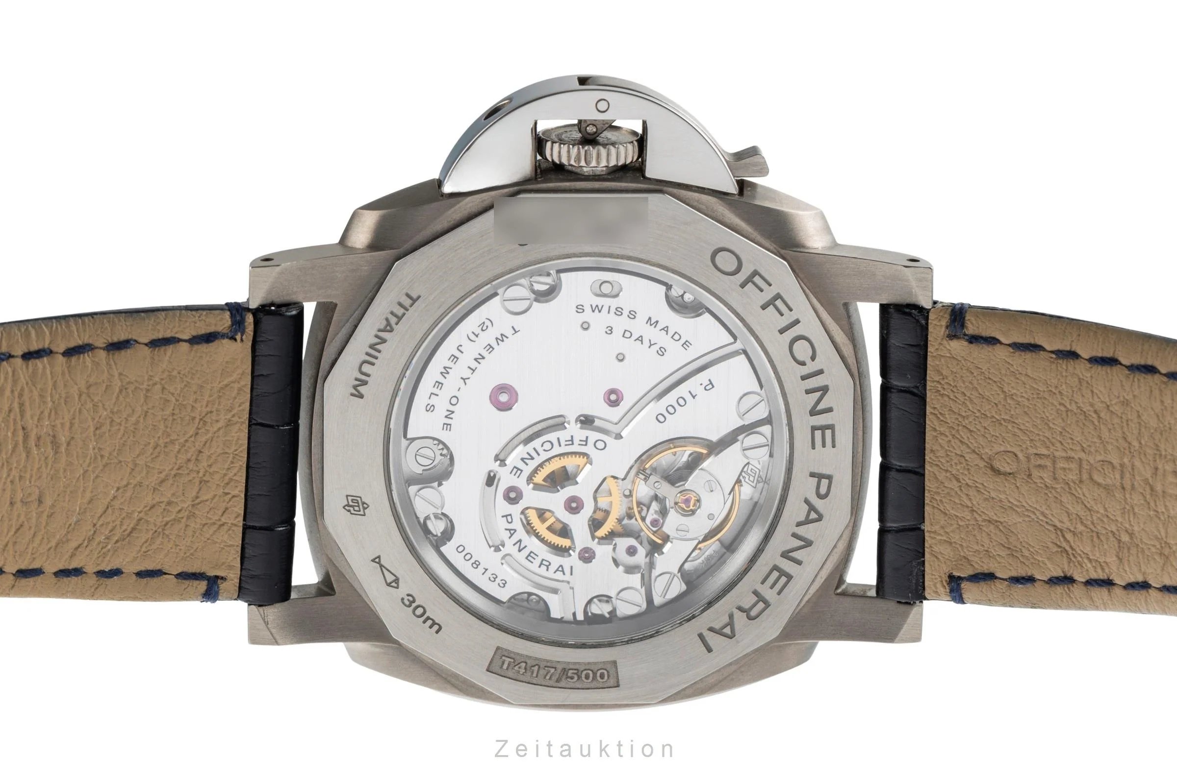 Panerai Luminor  titanium manual winding men's watch PAM00728  [2504729] - Image 11