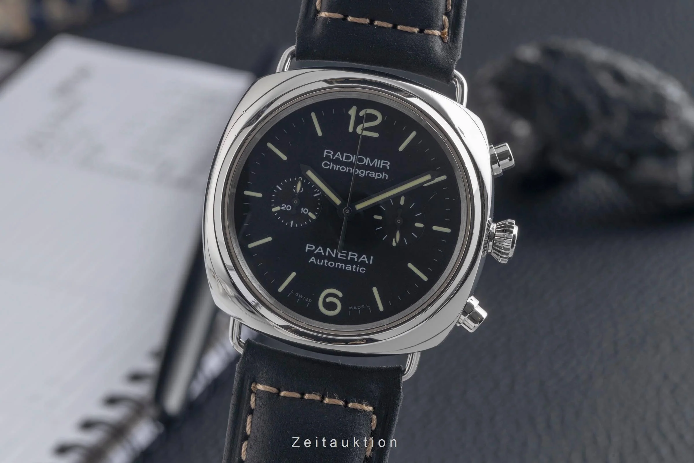 Panerai Radiomir chronograph steel automatic men's watch PAM00369 Limited  [2501781] - Image 2