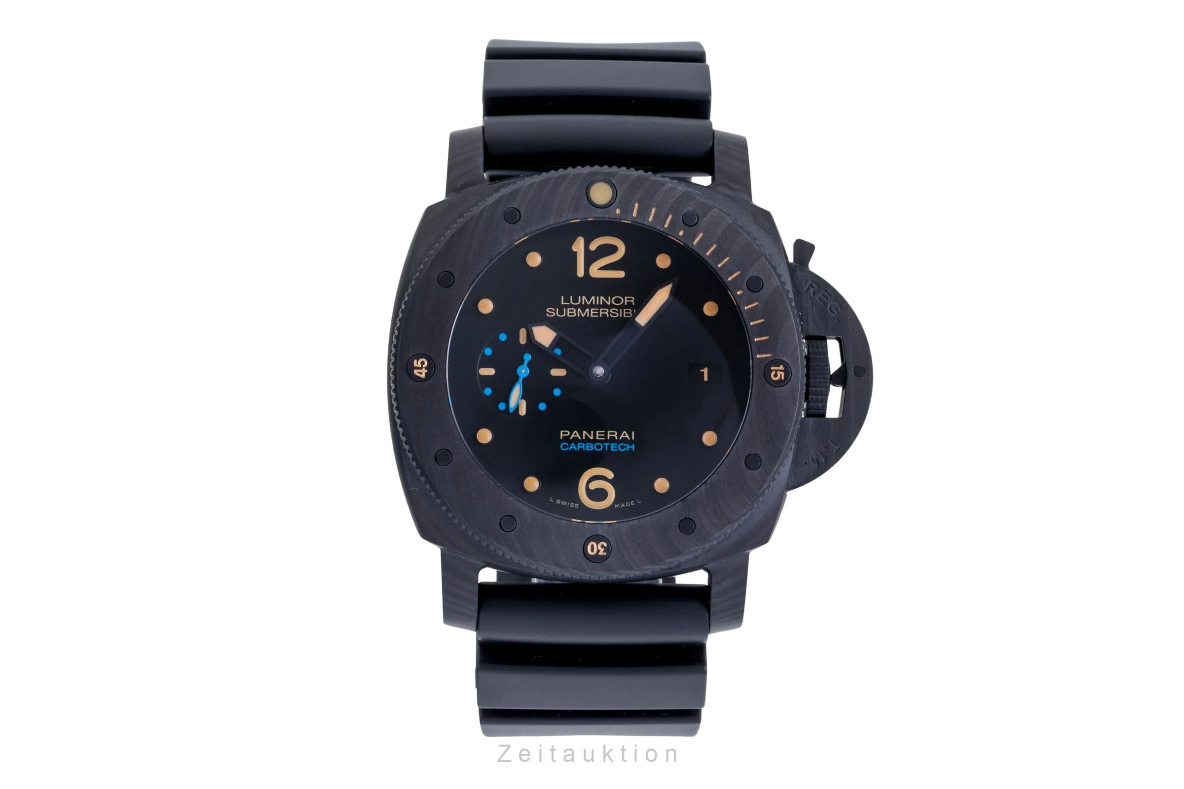 Panerai Submersible carbon automatic men's watch PAM00616  [2600313] - Image 5