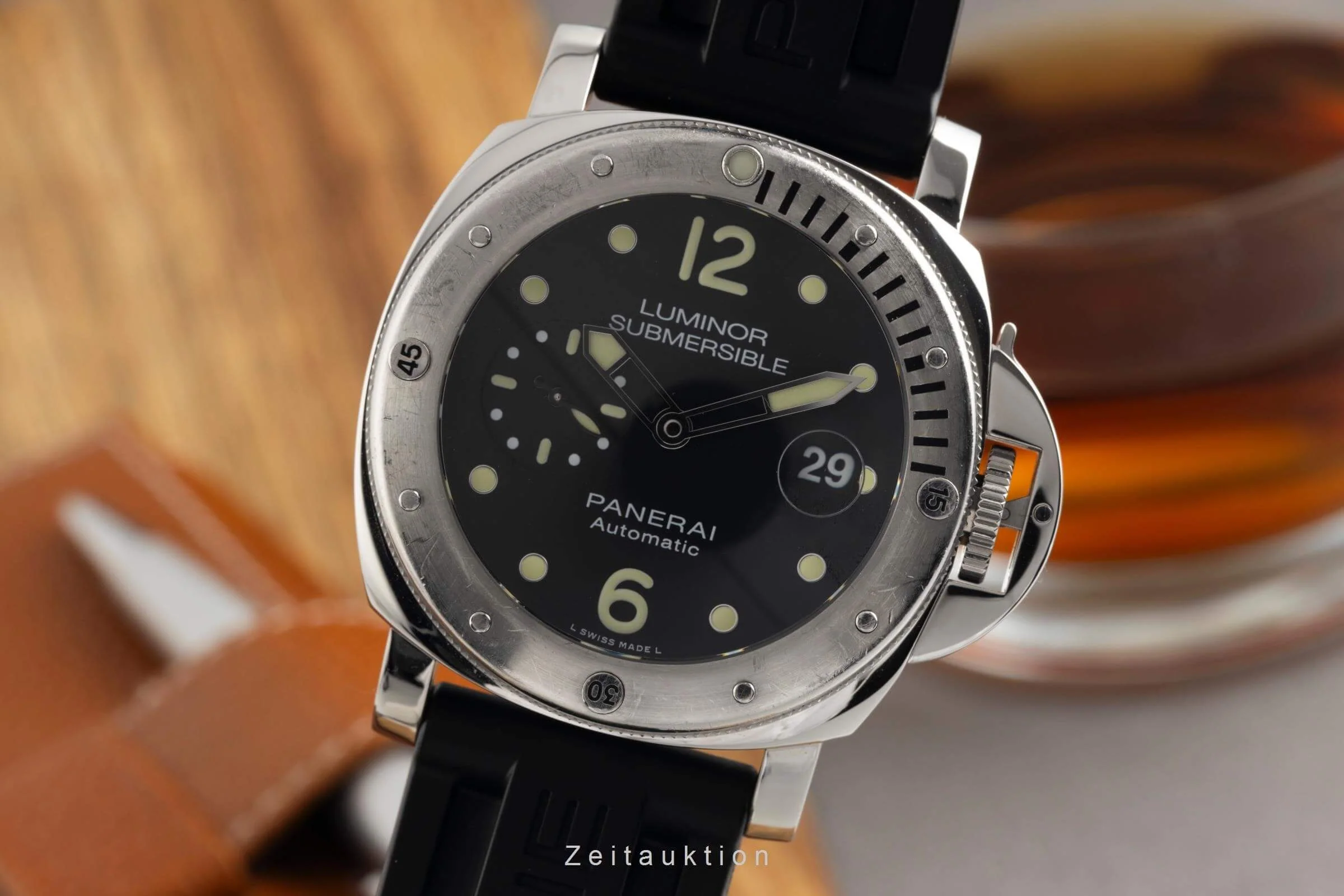 Panerai Submersible steel automatic men's watch PAM01024  [2501681] - Image 2