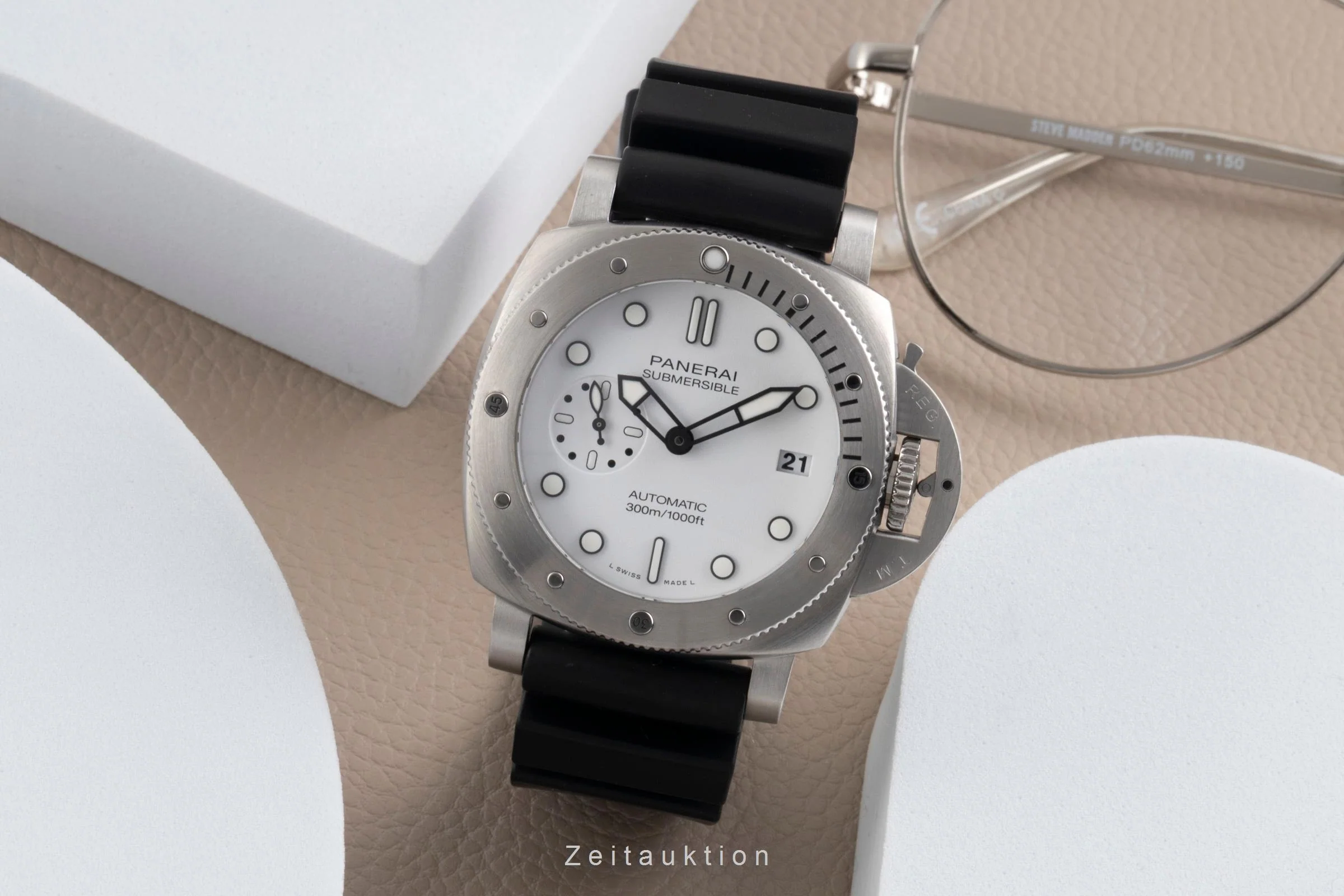 Panerai Submersible steel automatic men's watch PAM01223 LP: 9900EUR  [2600430] - Image 4