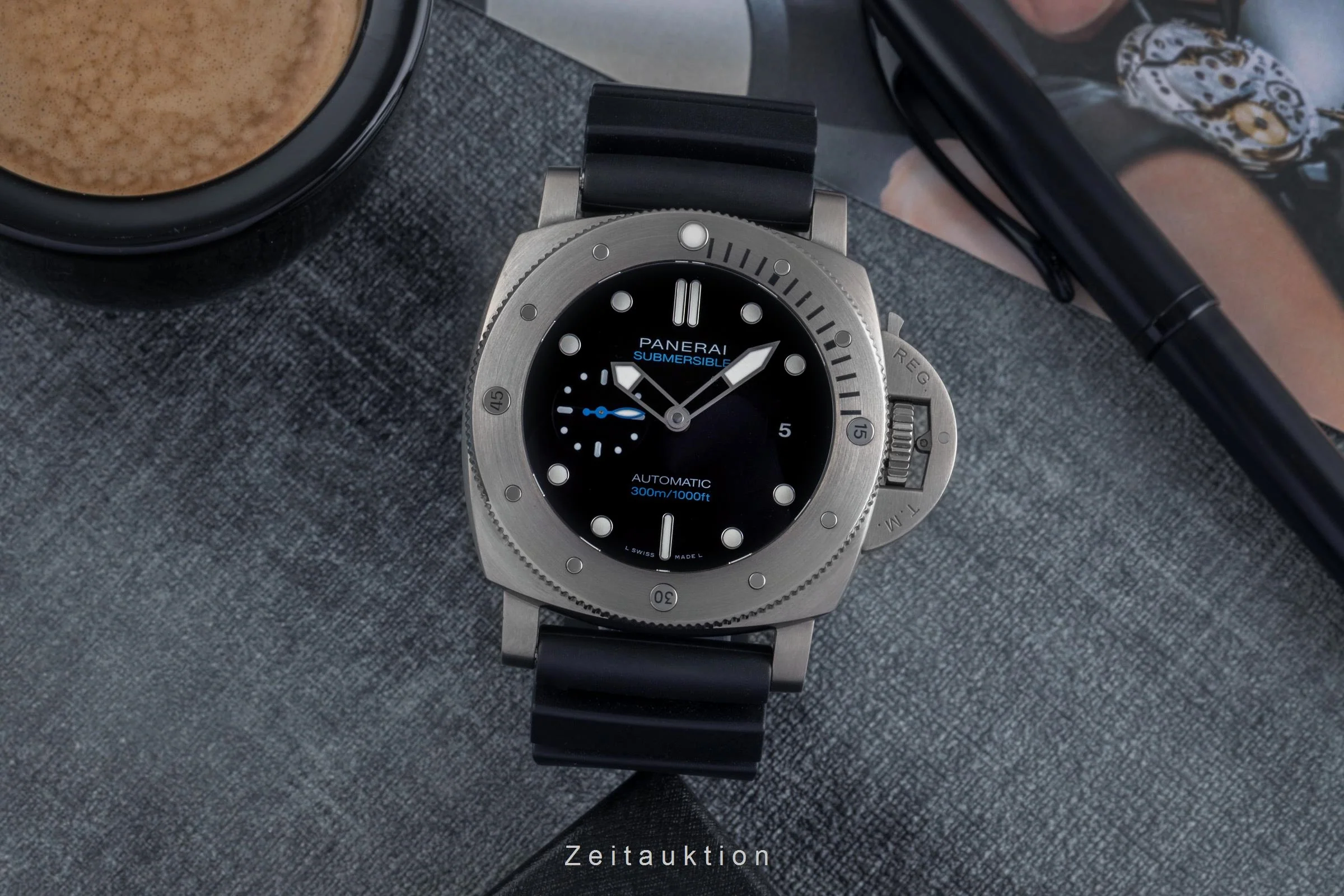 Panerai Submersible titanium automatic men's watch PAM01305 LP: 10900EUR  [2503524] - Image 4