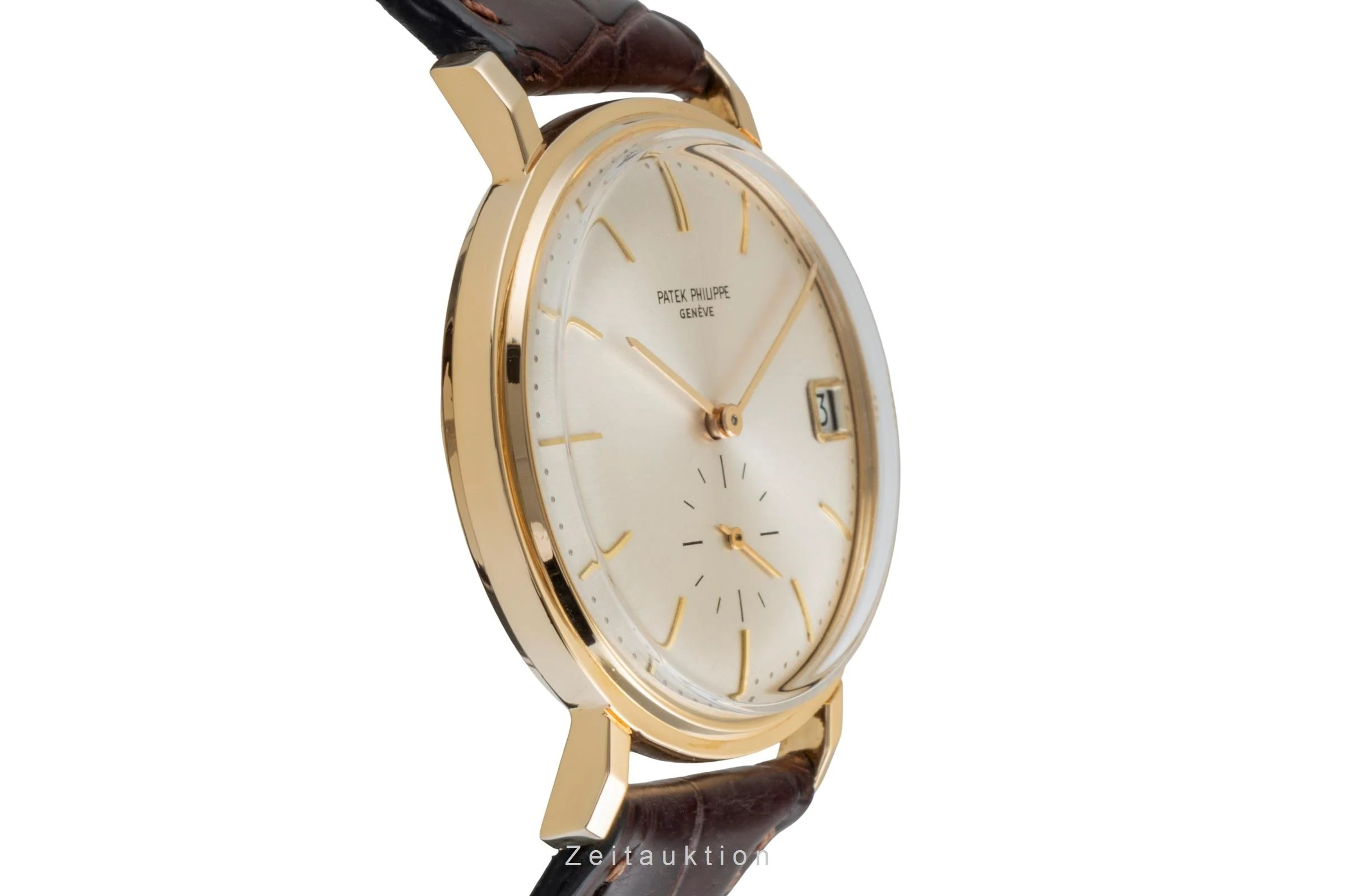 Patek Philippe Calatrava 18 ct gold automatic men's watch 3445 Vintage  [2506495] - Image 8