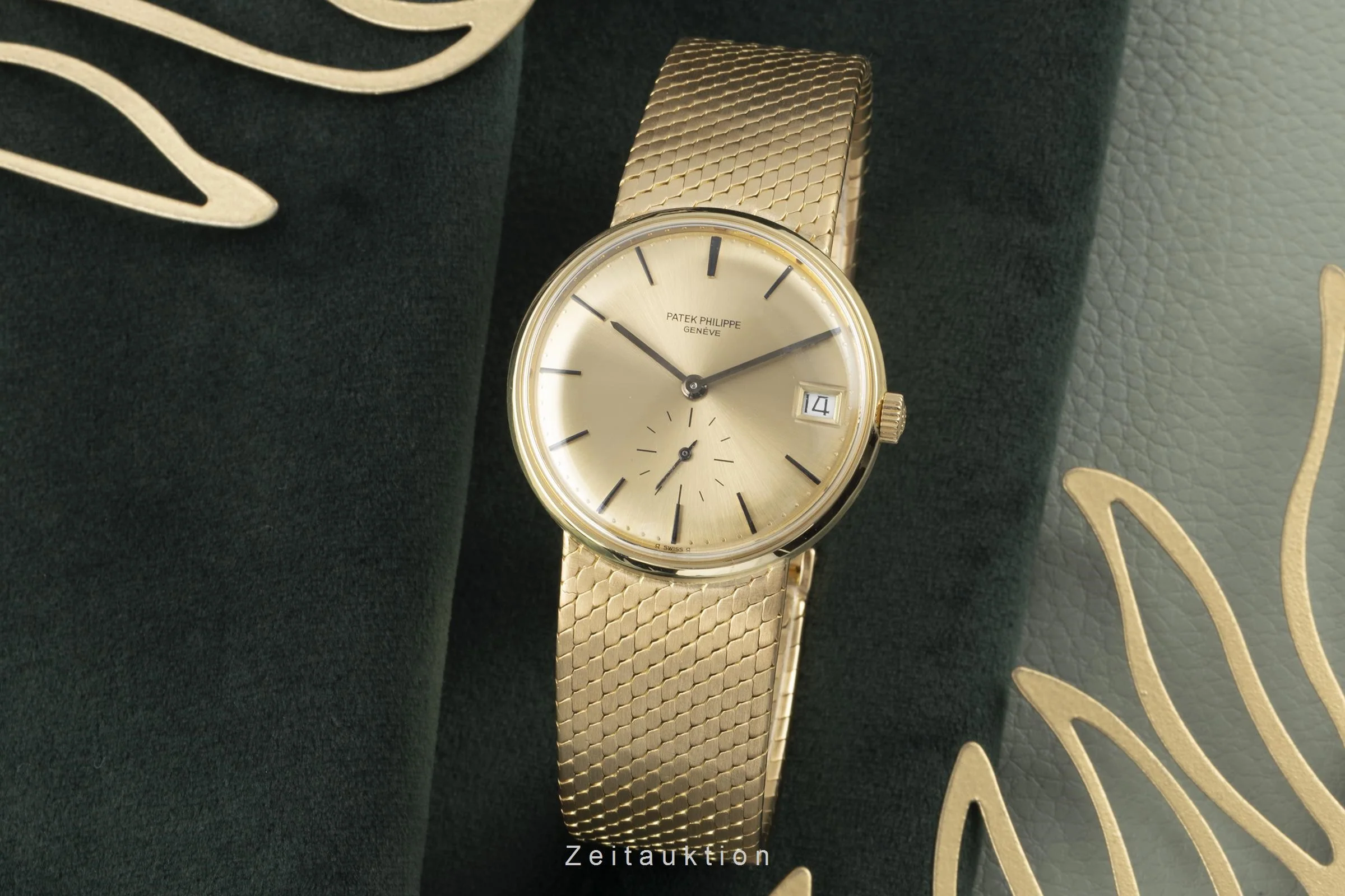 Patek Philippe Calatrava 18 ct gold automatic men's watch 3514, 3514/8  [2204734] - Image 3