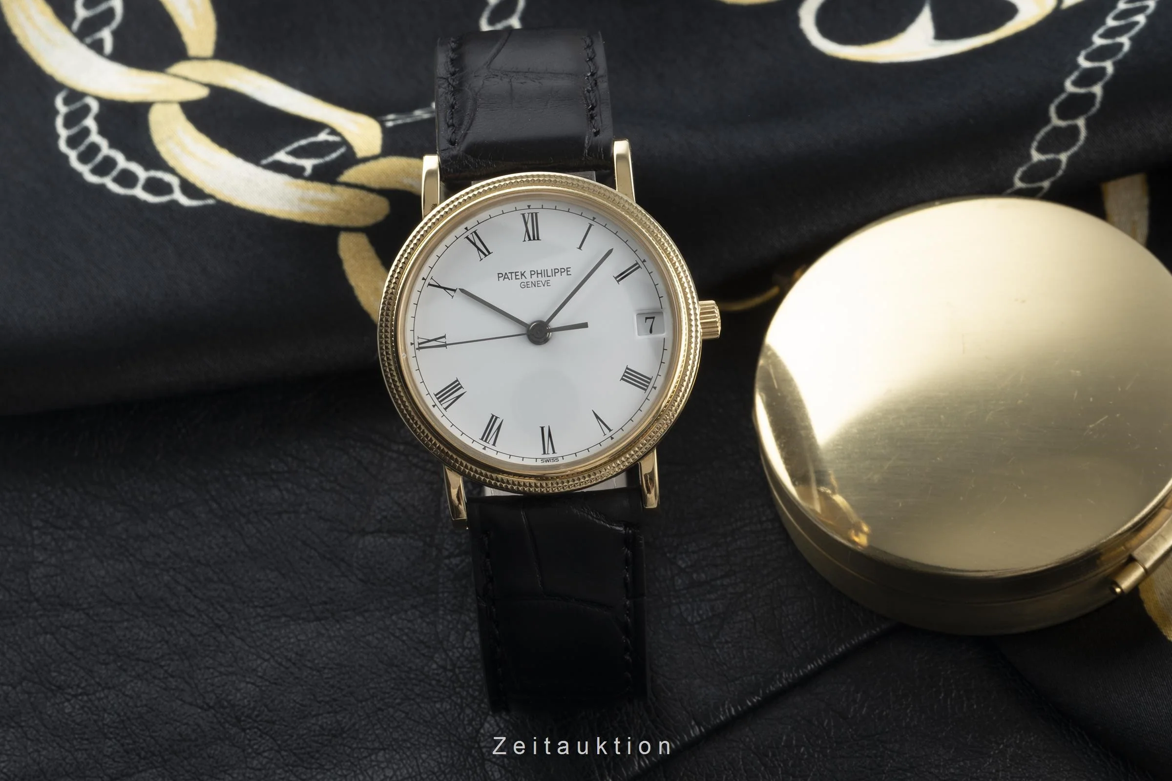 Patek Philippe Calatrava 18 ct gold automatic men's watch 3802/200 LP: 22040EUR  [2110673] - Image 3
