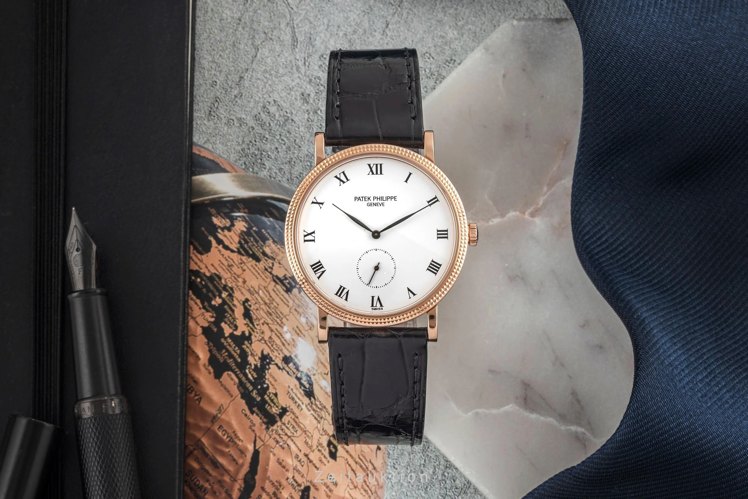Patek Philippe Calatrava 18 ct red gold manual winding men's watch 3919 LP: 31400EUR  [2305166] - Image 3