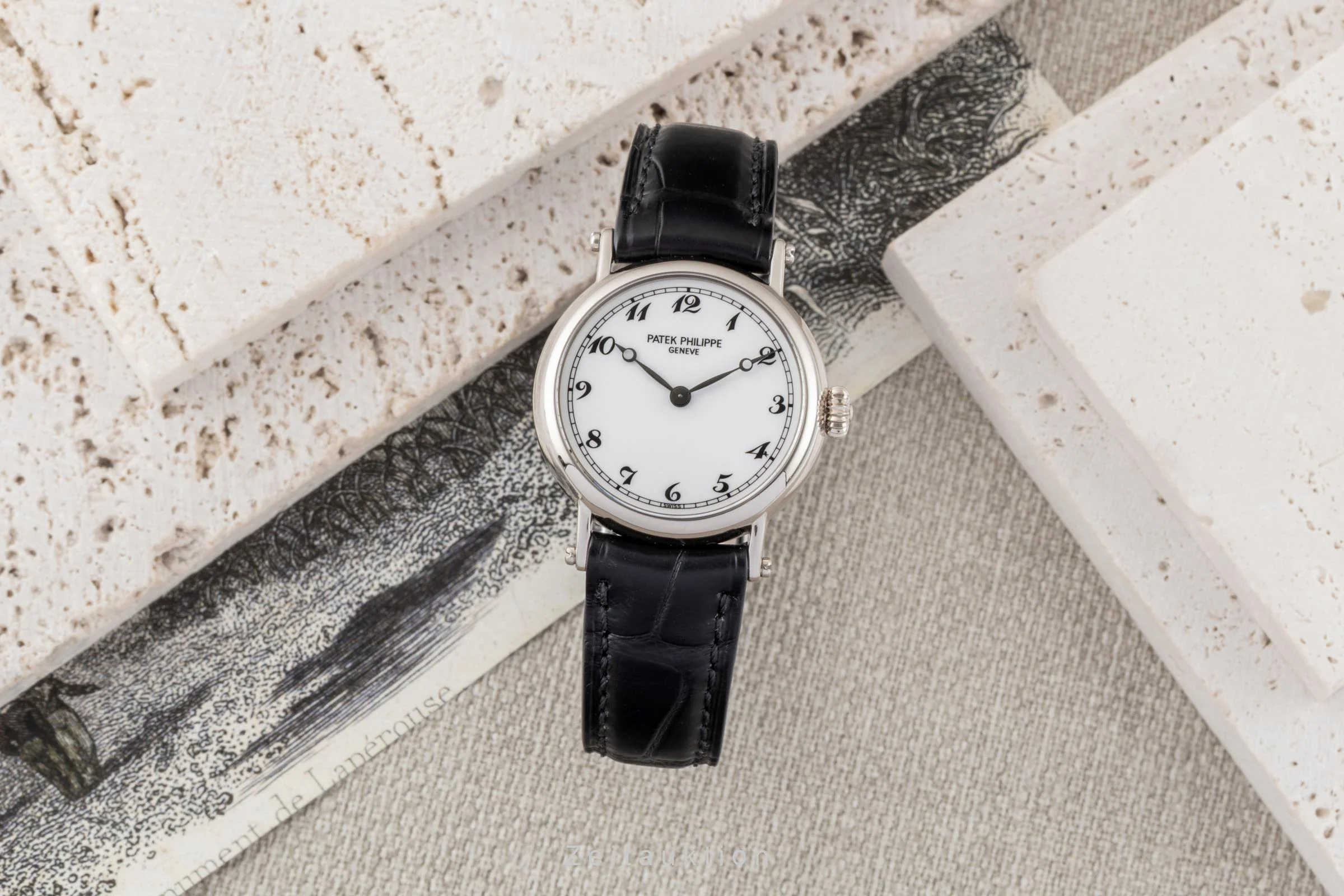 Patek Philippe Calatrava 18 ct white gold manual winding women's watch 4860  [2600342] - Image 4