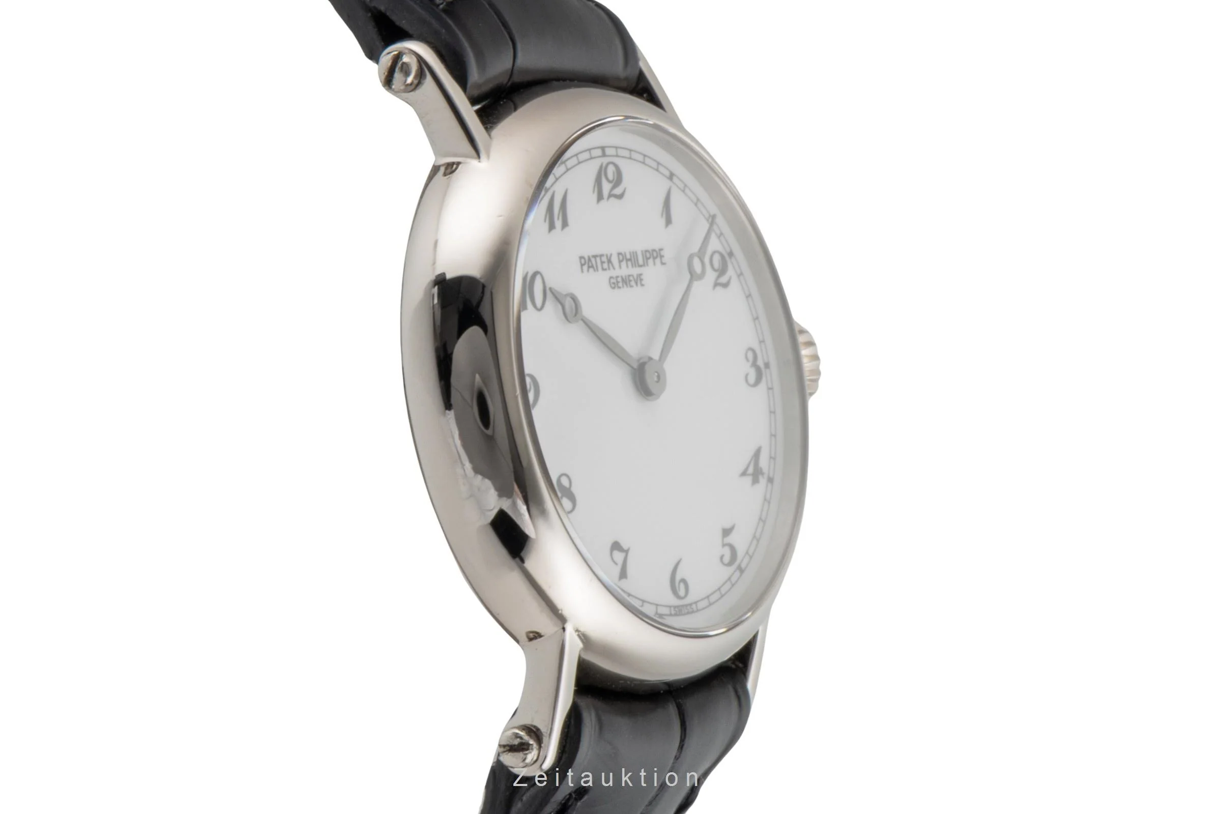 Patek Philippe Calatrava 18 ct white gold manual winding women's watch 4860  [2600342] - Image 8