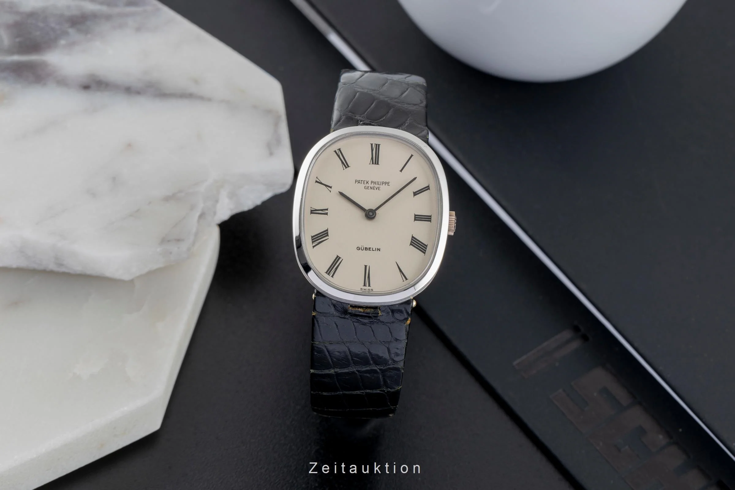 Patek Philippe Ellipse 18 ct white gold manual winding women's watch 3548 Vintage  [2502588] - Image 4