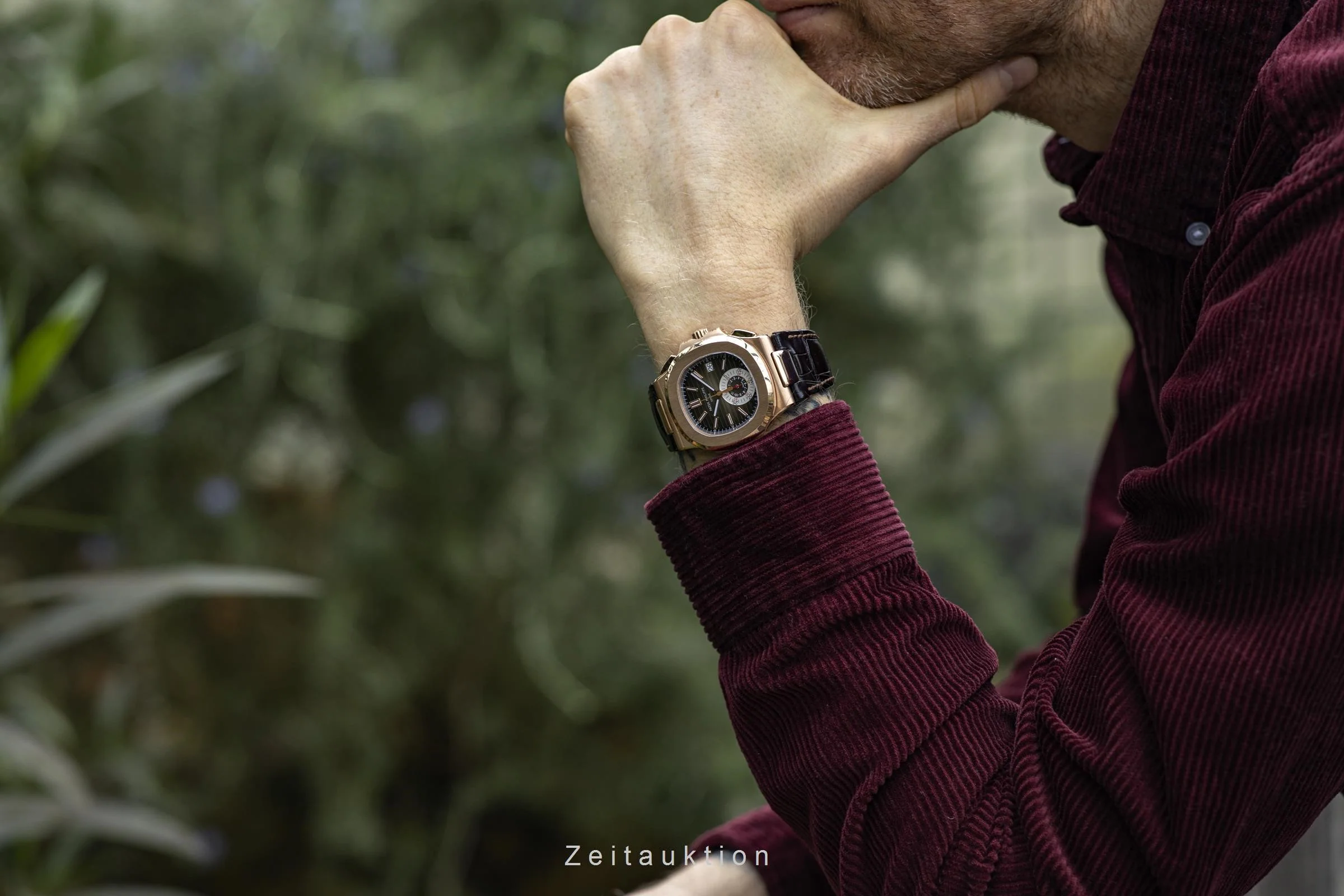 Patek Philippe Nautilus chronograph 18 ct red gold automatic men's watch 5980R-001  [2200733] - Image 11