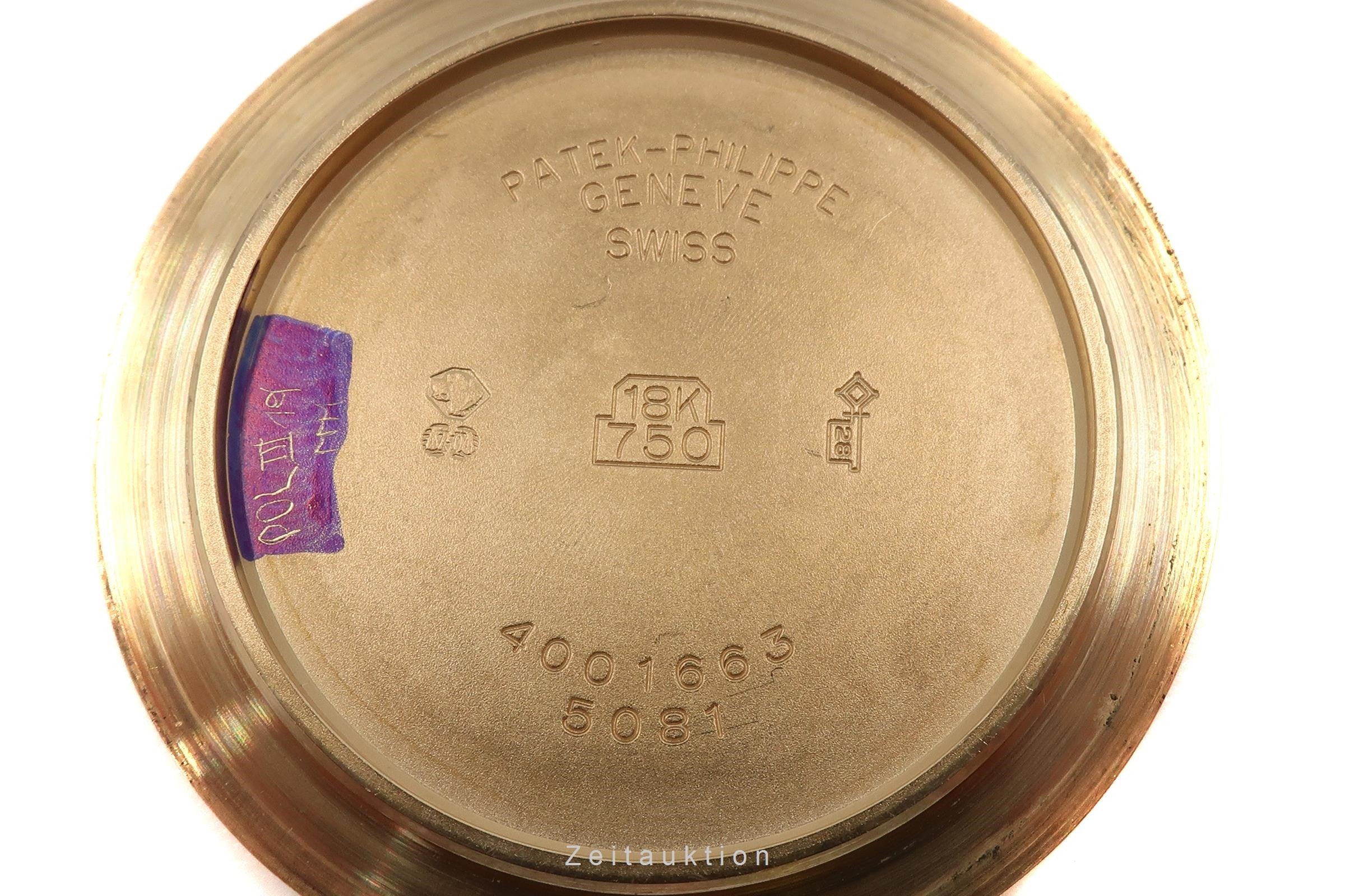Patek Philippe Neptune 18 ct gold automatic men's watch 5081  [2107539] - Image 14