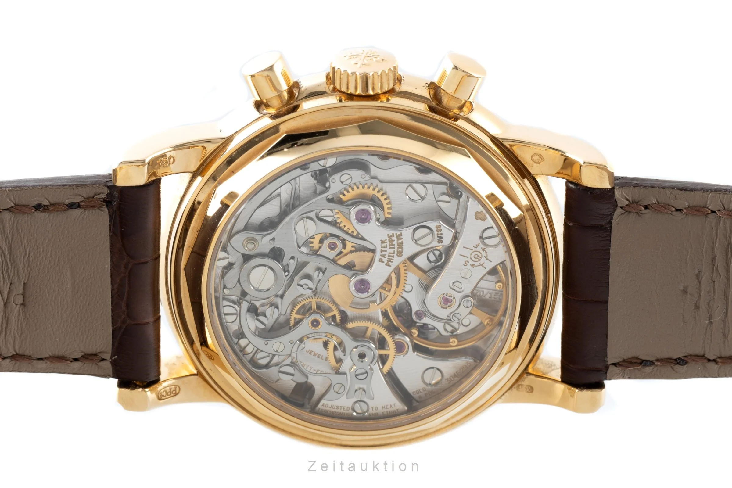 Patek Philippe Perpetual Calendar chronograph 18 ct gold manual winding men's watch 3970/2  [2203229] - Image 11