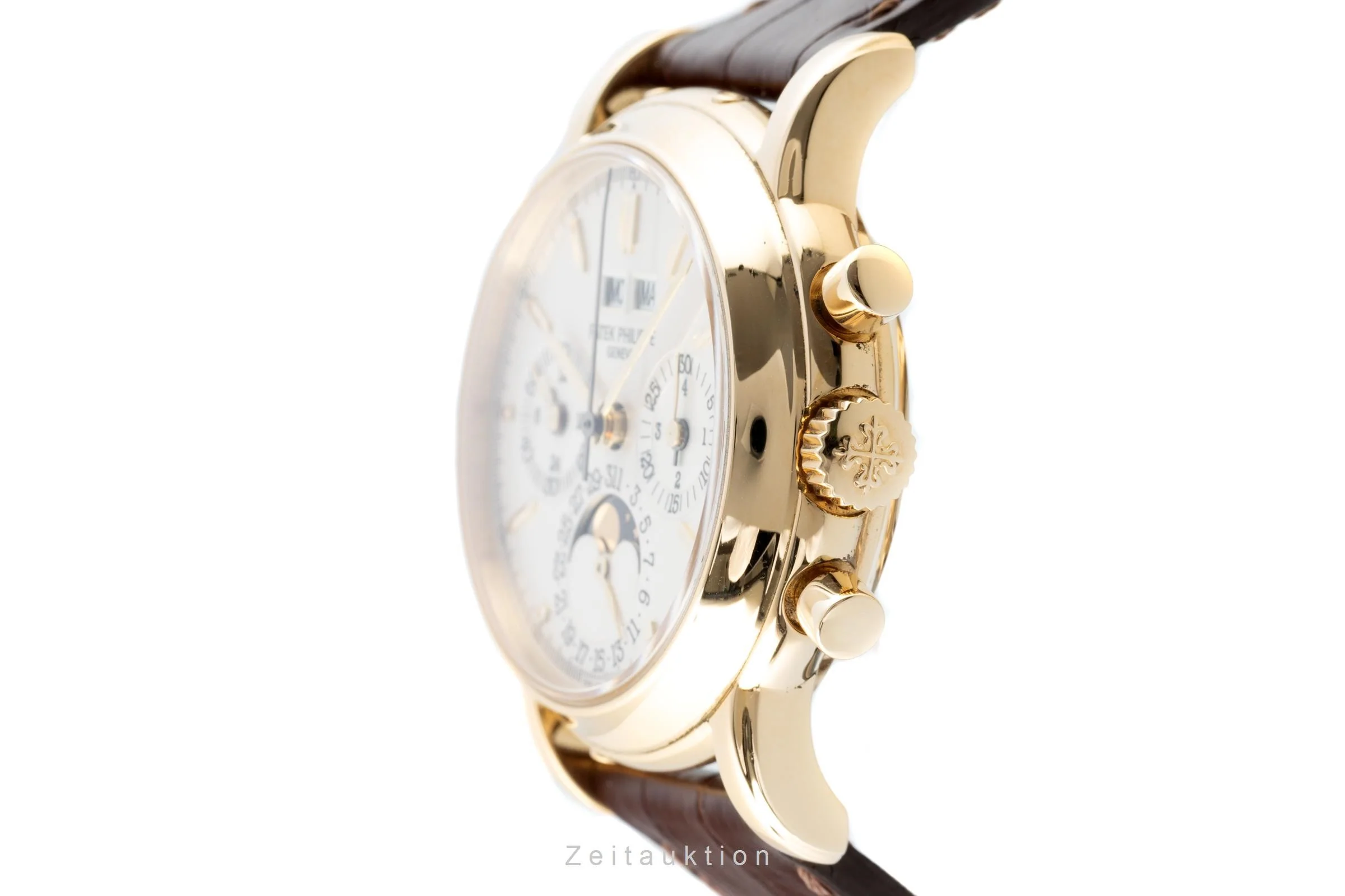 Patek Philippe Perpetual Calendar chronograph 18 ct gold manual winding men's watch 3970/2  [2203229] - Image 6