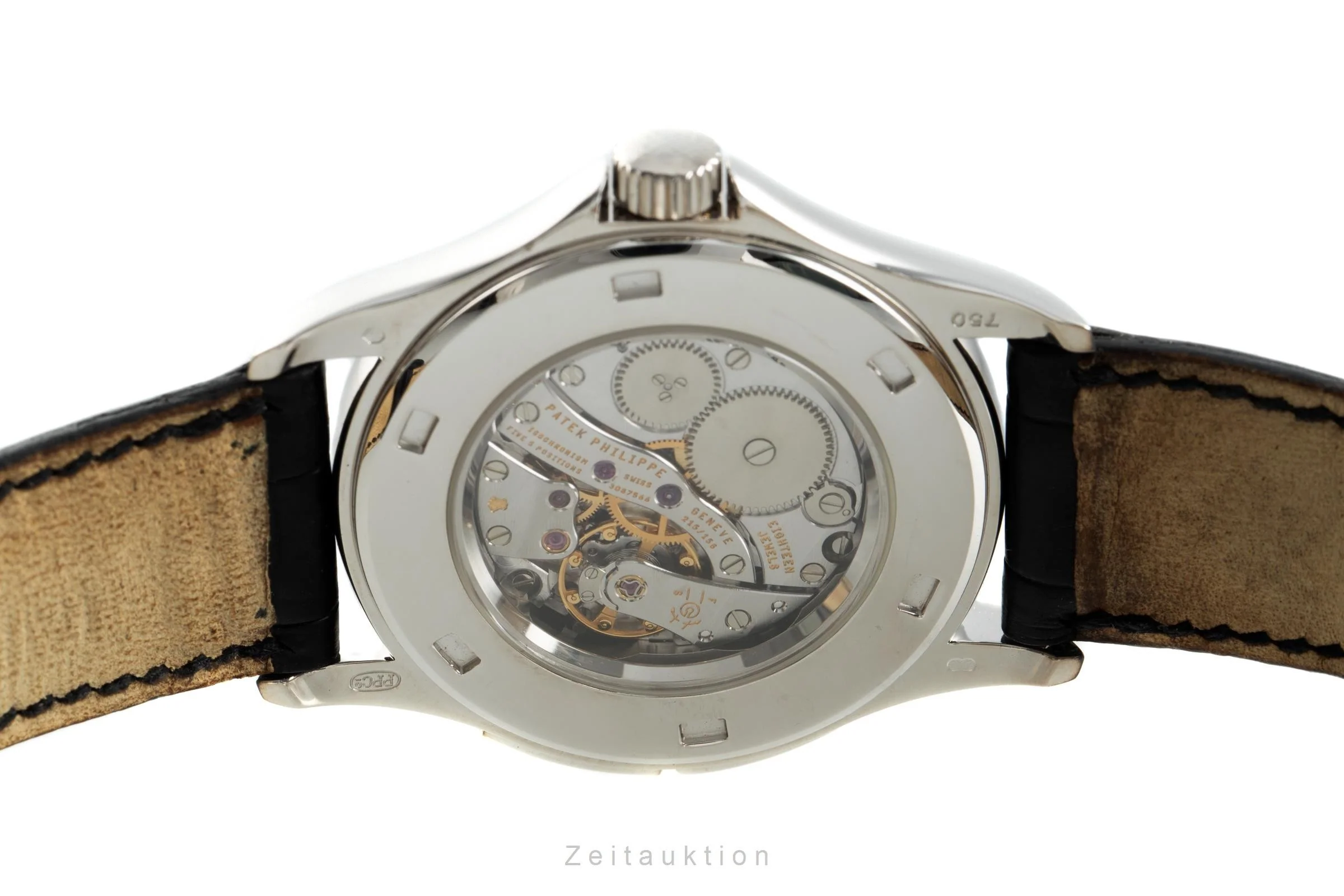 Patek Philippe Travel Time 18 ct white gold manual winding men's watch 5134  [2109476] - Image 9