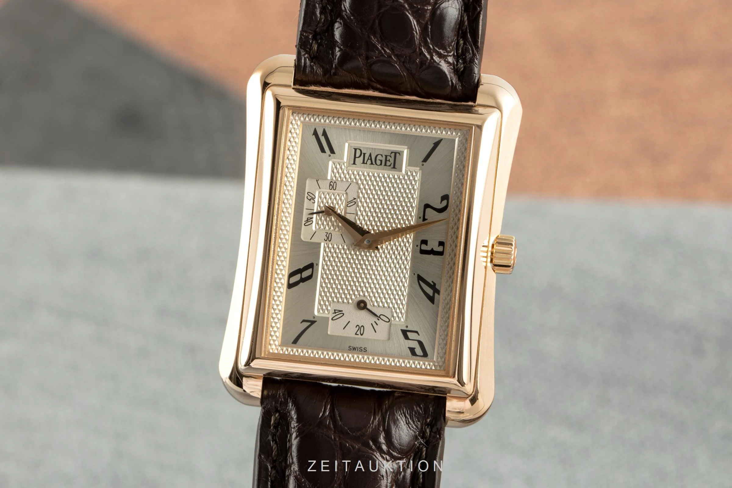 Piaget Emperador 18 ct red gold automatic men's watch 18900  [2102630] - Image 4
