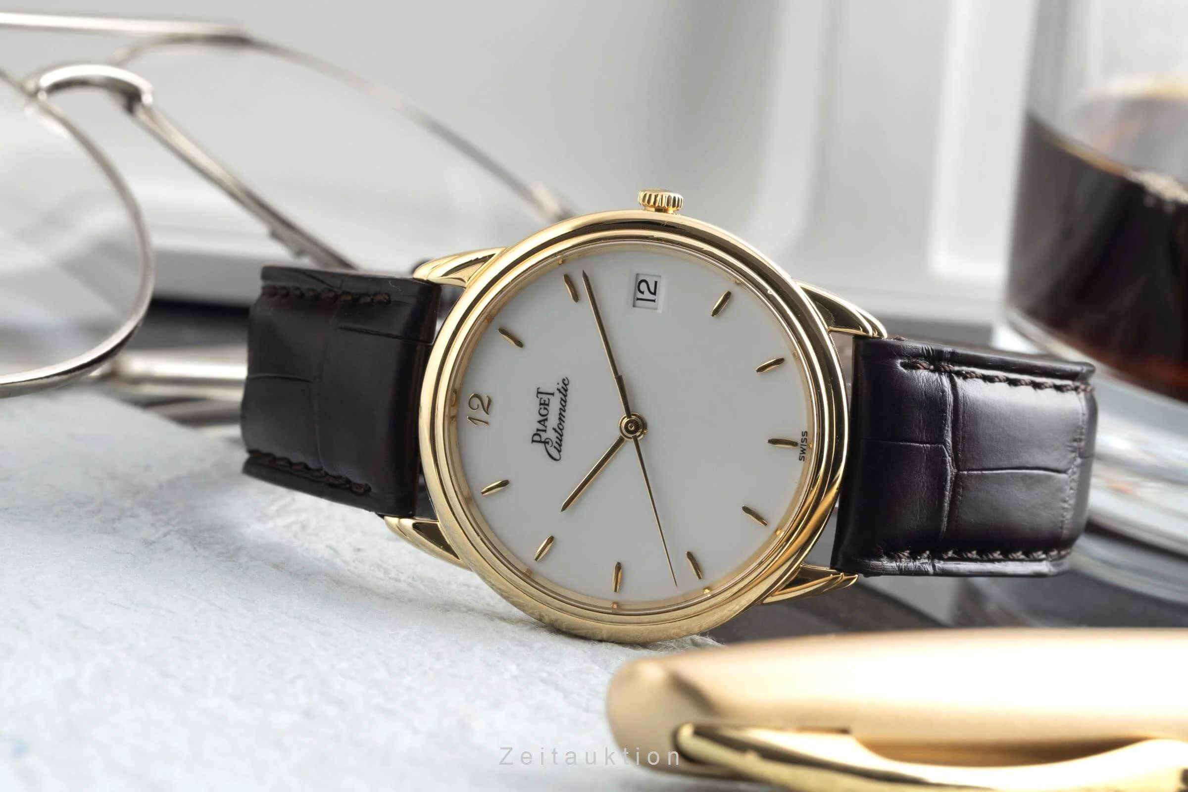 Piaget Gouverneur 18 ct gold automatic men's watch 15988  [2500413] - Image 3