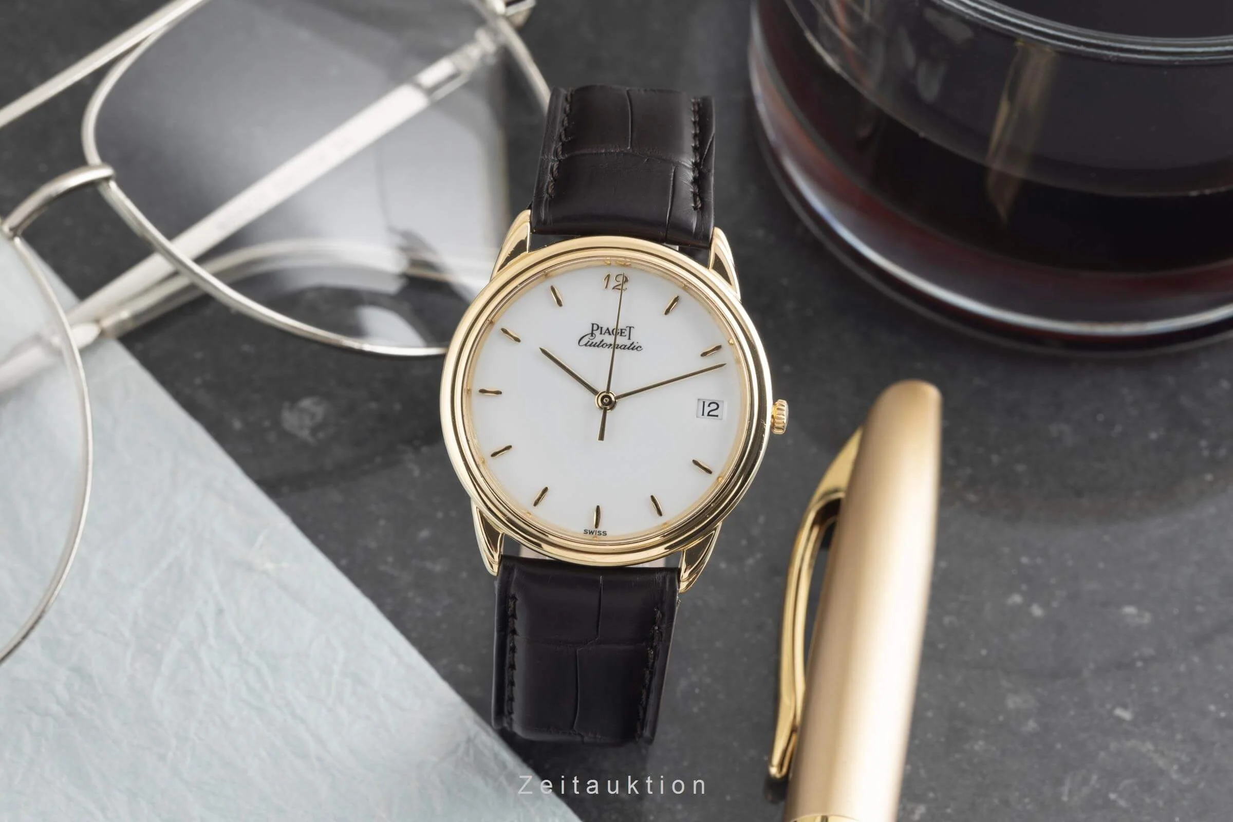 Piaget Gouverneur 18 ct gold automatic men's watch 15988  [2500413] - Image 4