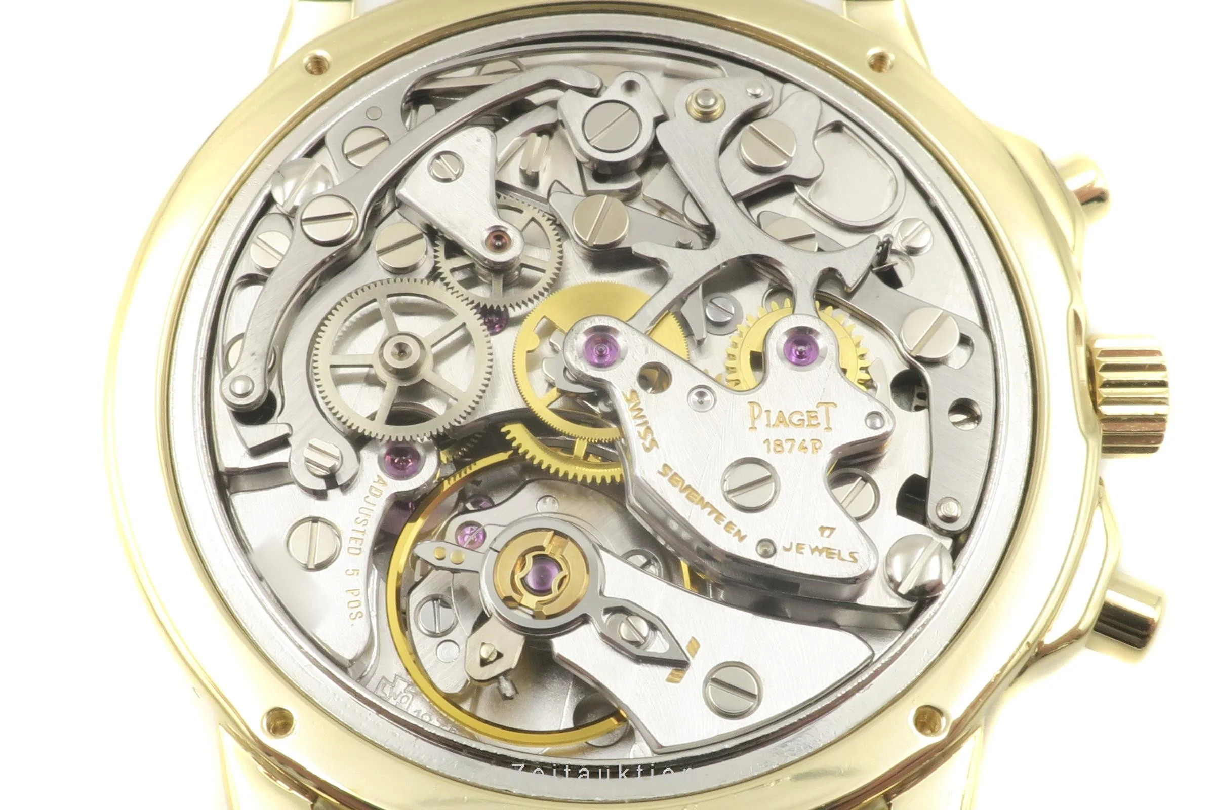 Piaget Gouverneur chronograph 18 ct gold manual winding men's watch 15978  [2205191] - Image 14