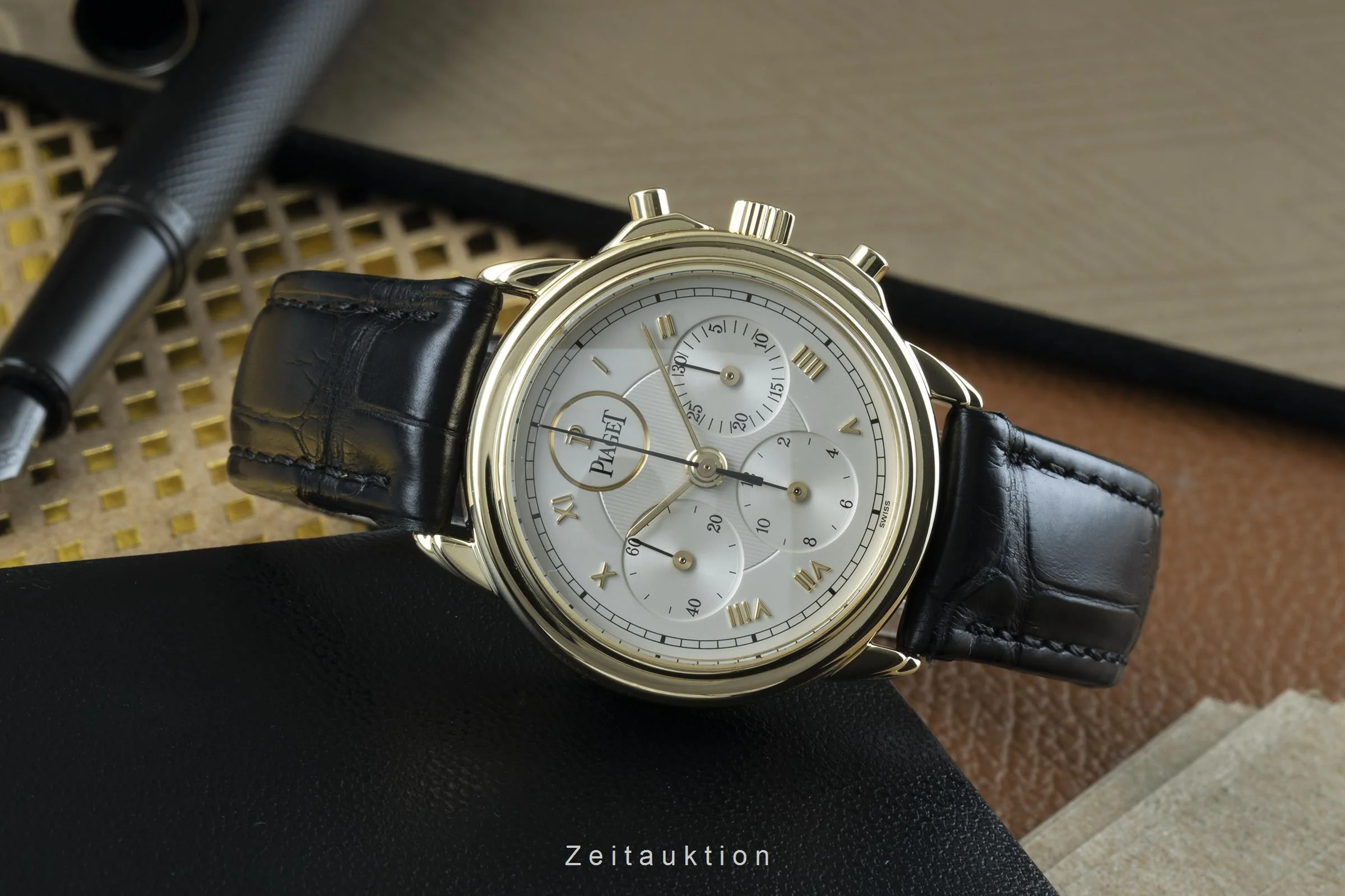 Piaget Gouverneur chronograph 18 ct gold manual winding men's watch 15978  [2205191] - Image 2